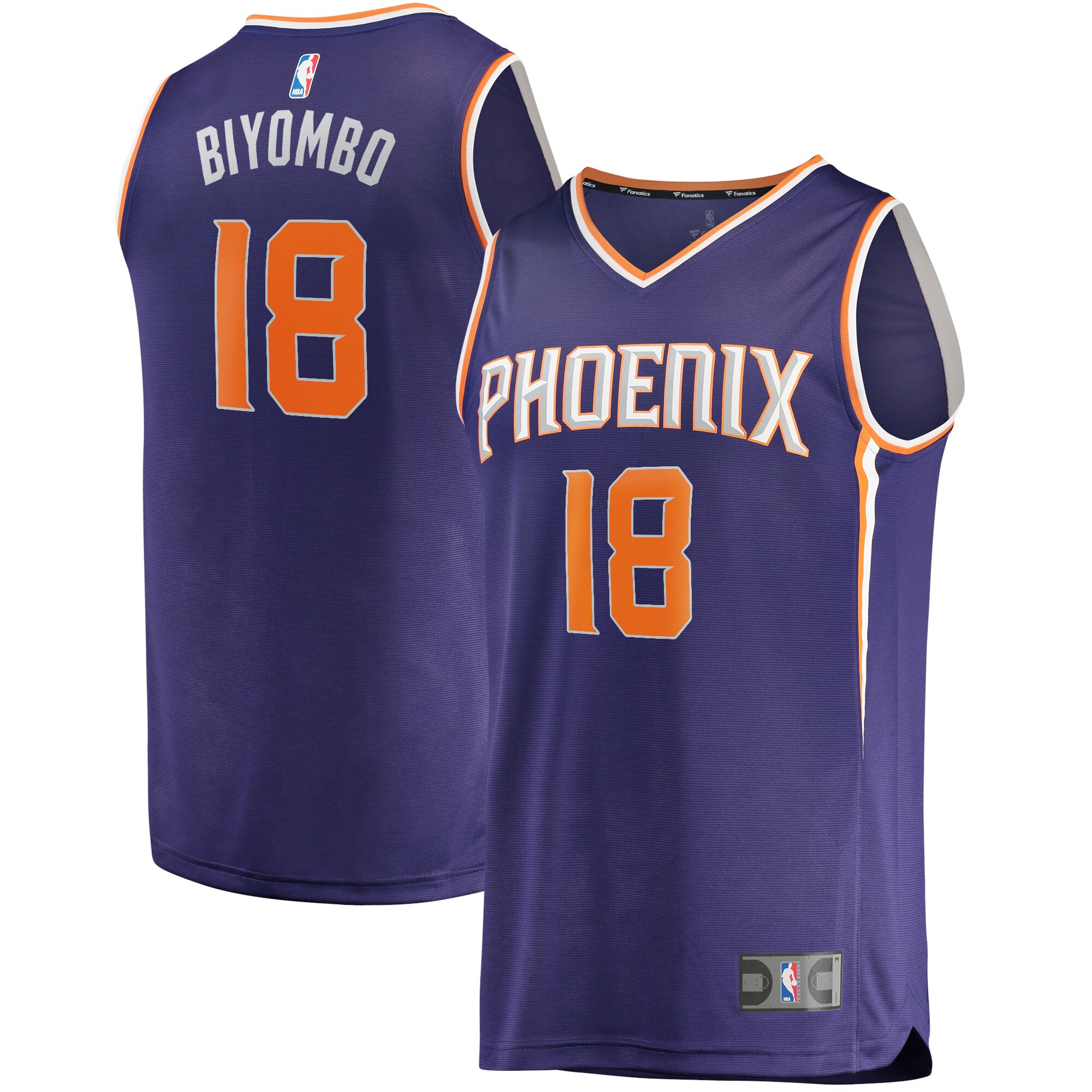 Bismack Biyombo Phoenix Suns Fanatics Fast Break Replica Jersey - Icon Edition - Purple