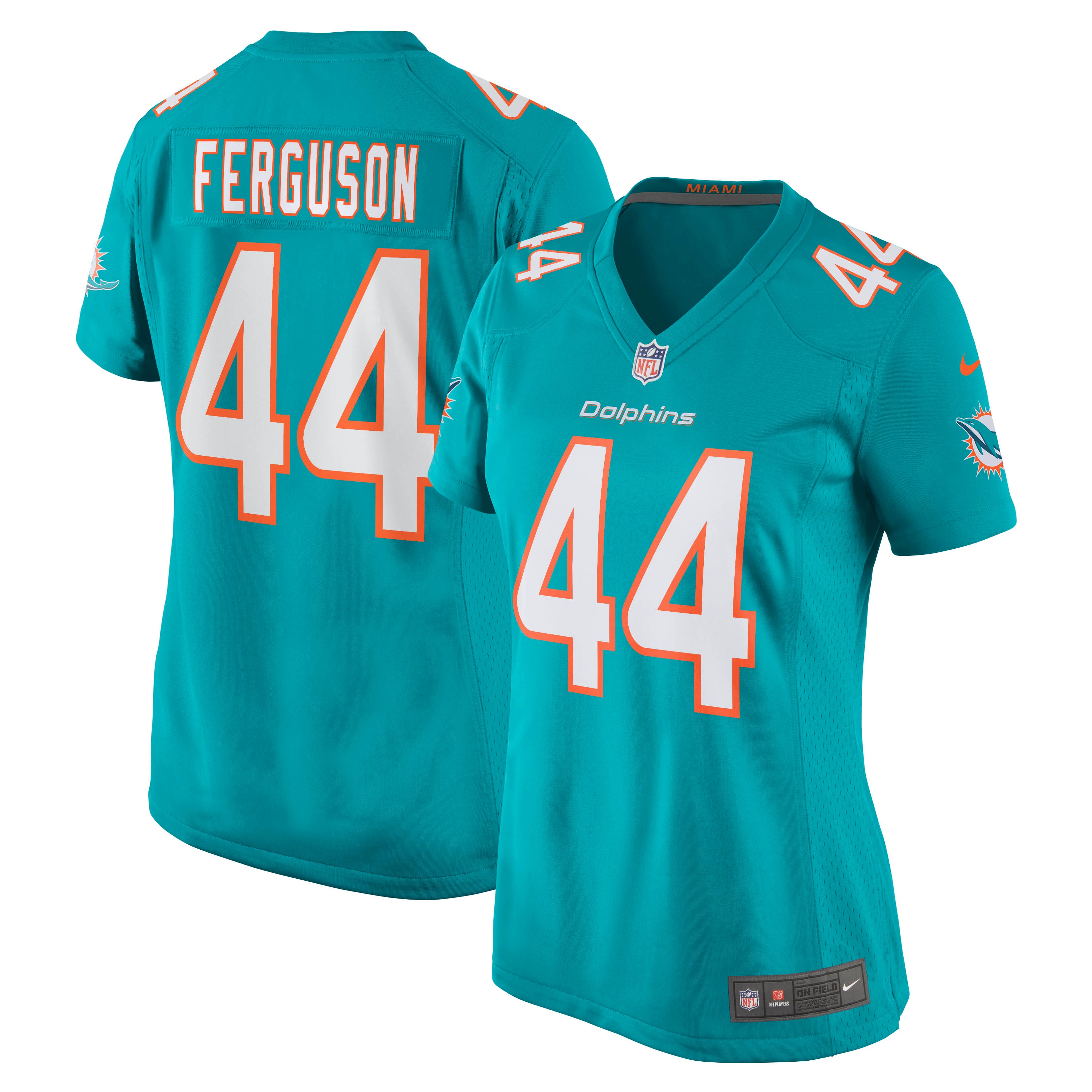 Blake Ferguson Miami Dolphins Women's Game Player Jersey - Aqua