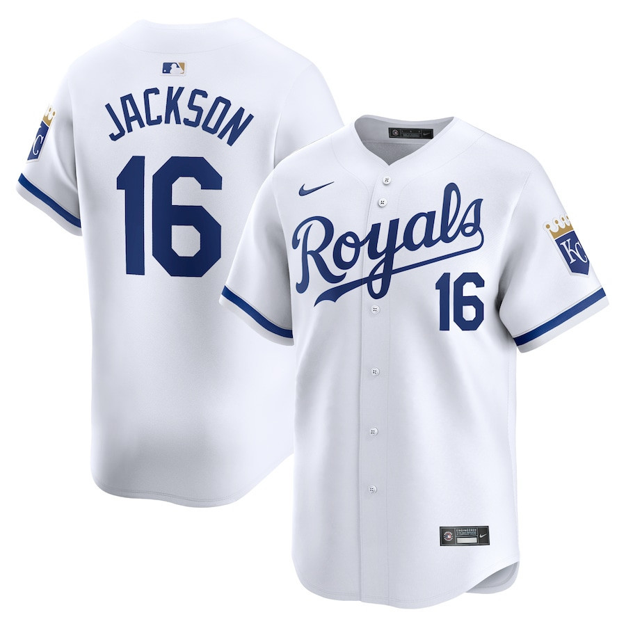 Bo Jackson 16 Kansas City Royals Home Limited Player Men Jersey - White