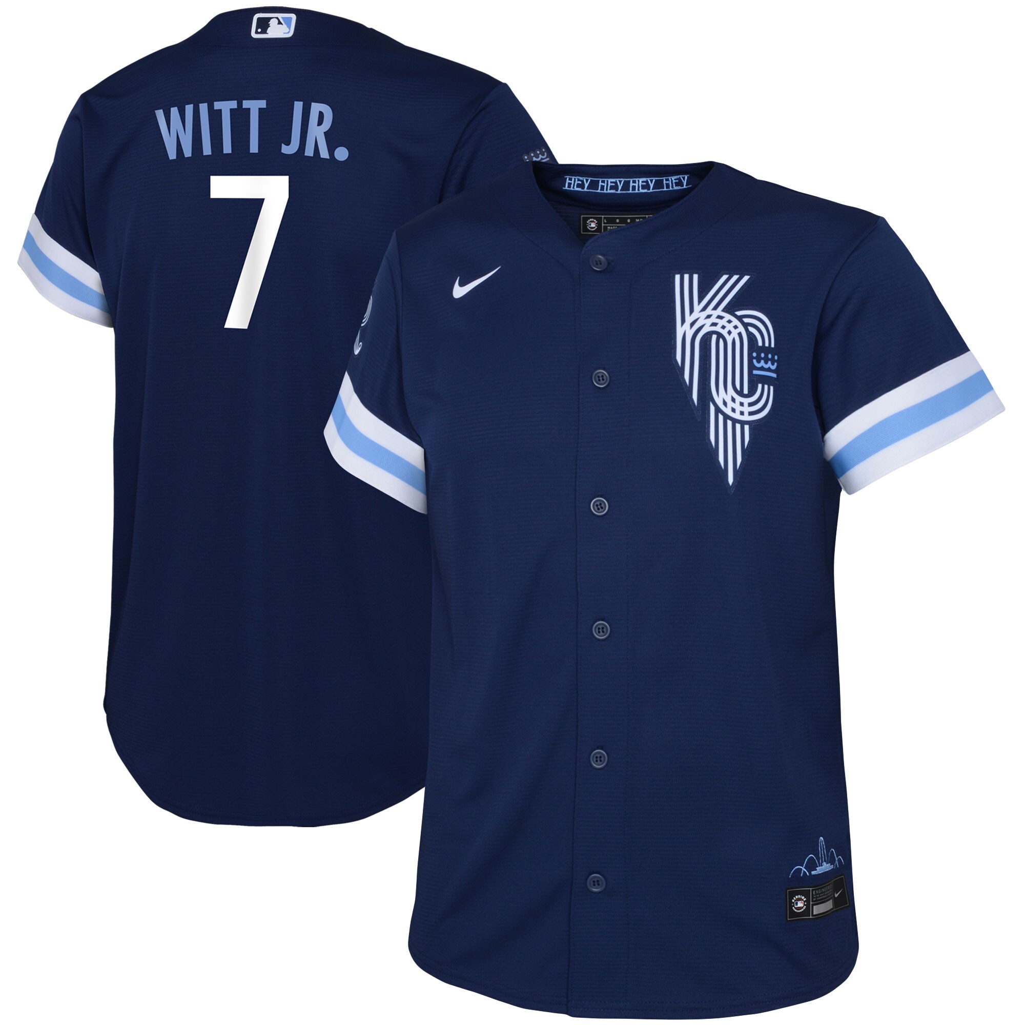 Bobby Witt Jr. Kansas City Royals Toddler City Connect Replica Player Jersey - Navy