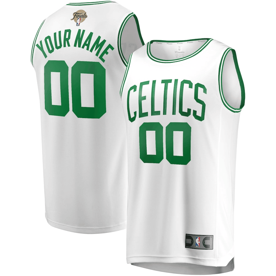 Boston Celtics 2024 NBA Finals Custom Fast Break Jersey - White - Association Edition