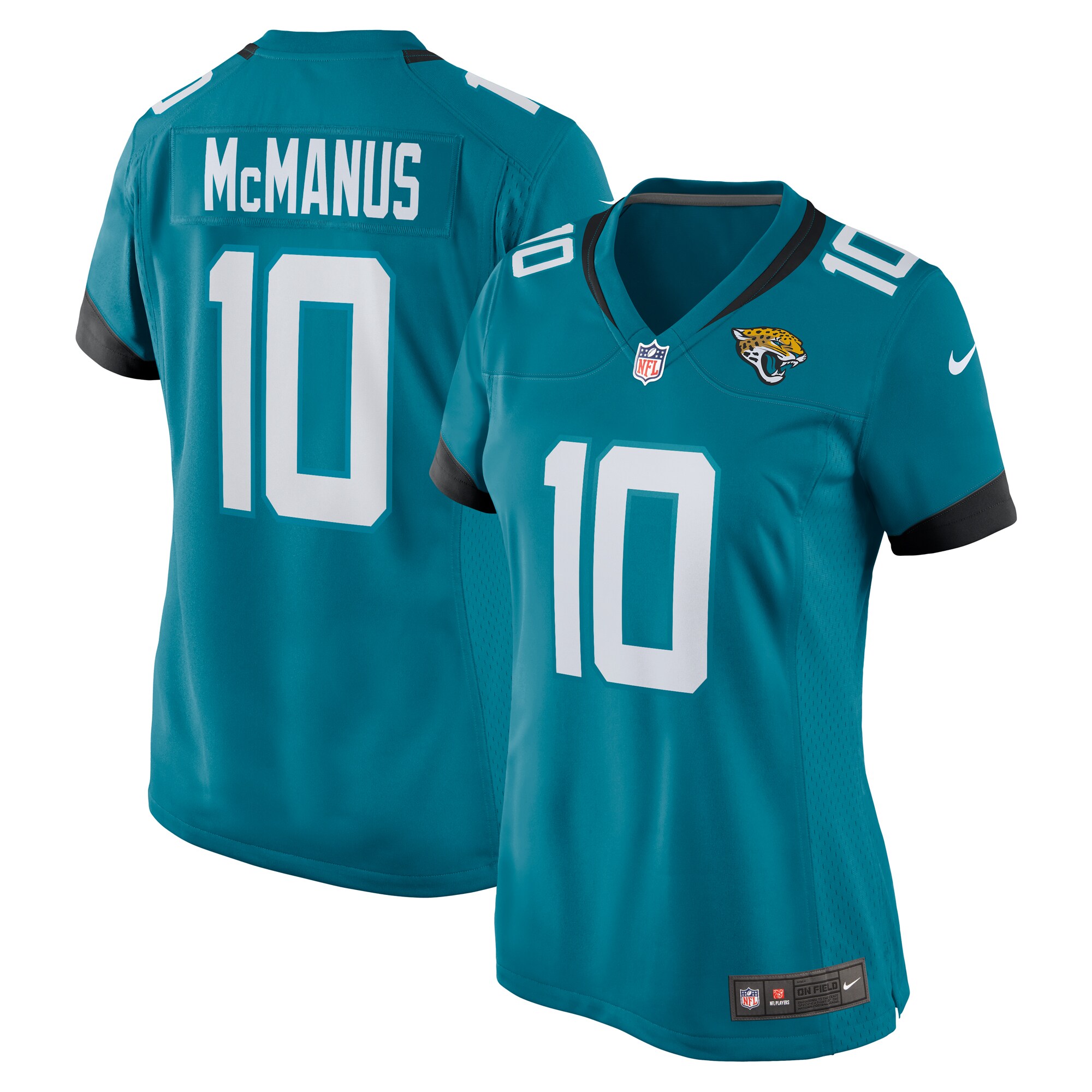 Brandon McManus Jacksonville Jaguars Women's Team Game Jersey - Teal