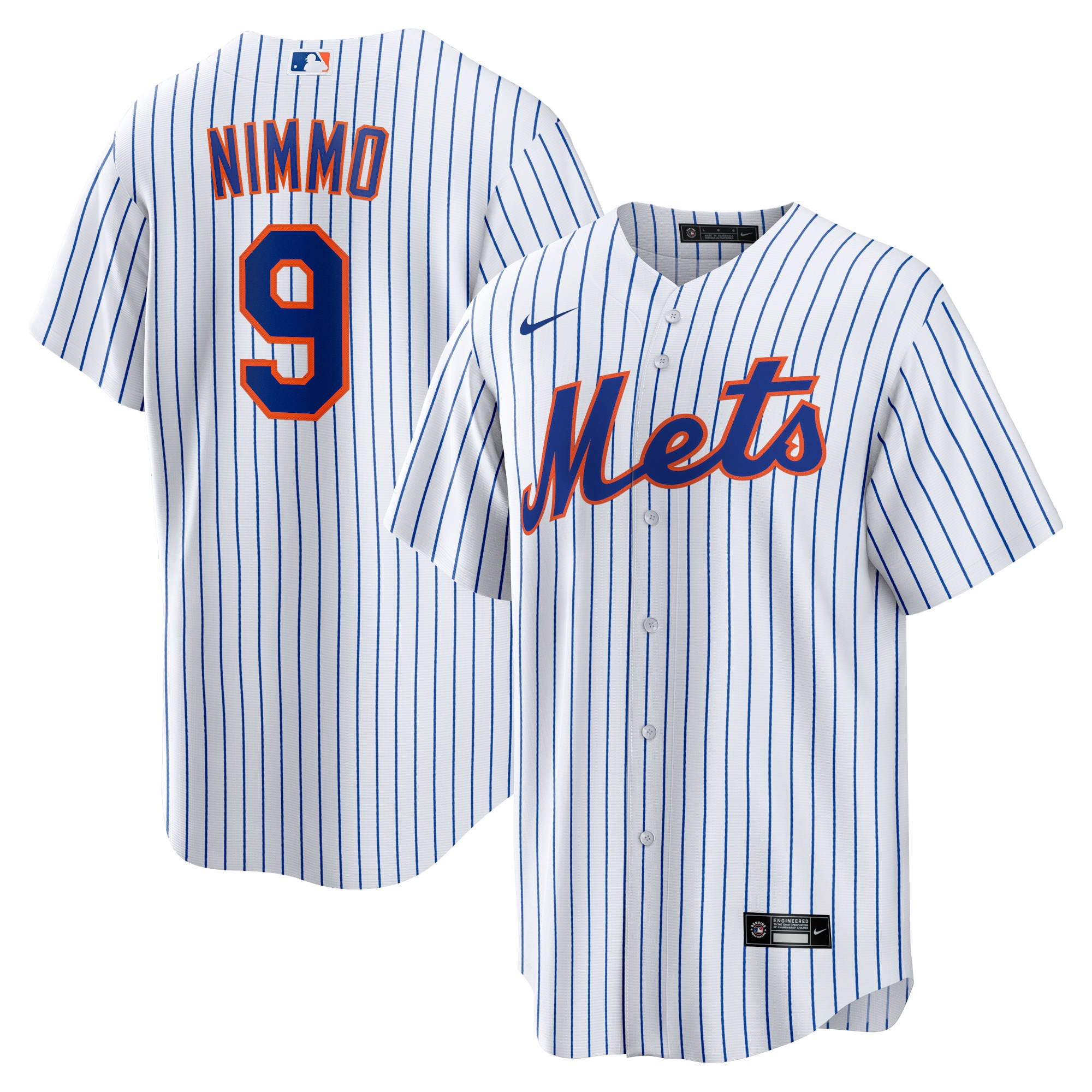 Brandon Nimmo New York Mets Home Official Replica Player Jersey - White