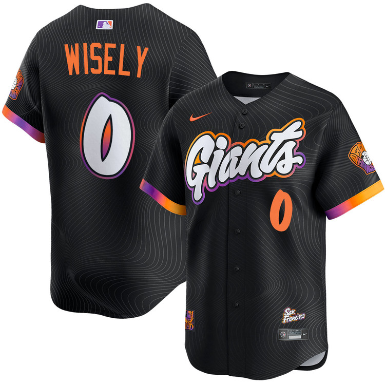 Brett Wisely San Francisco Giants City Connect 2.0 Limited Jersey