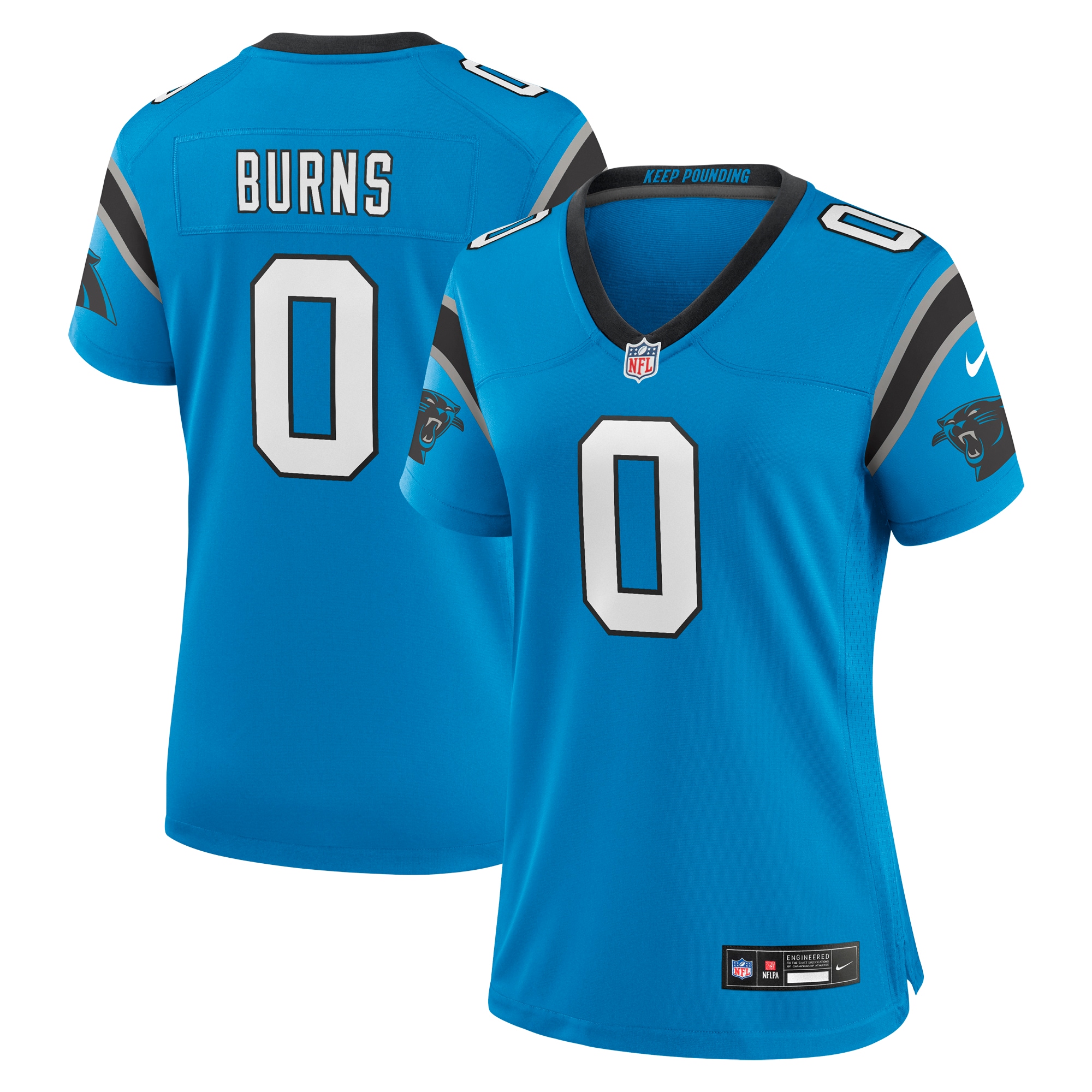 Brian Burns Carolina Panthers Women's Alternate Game Jersey - Blue