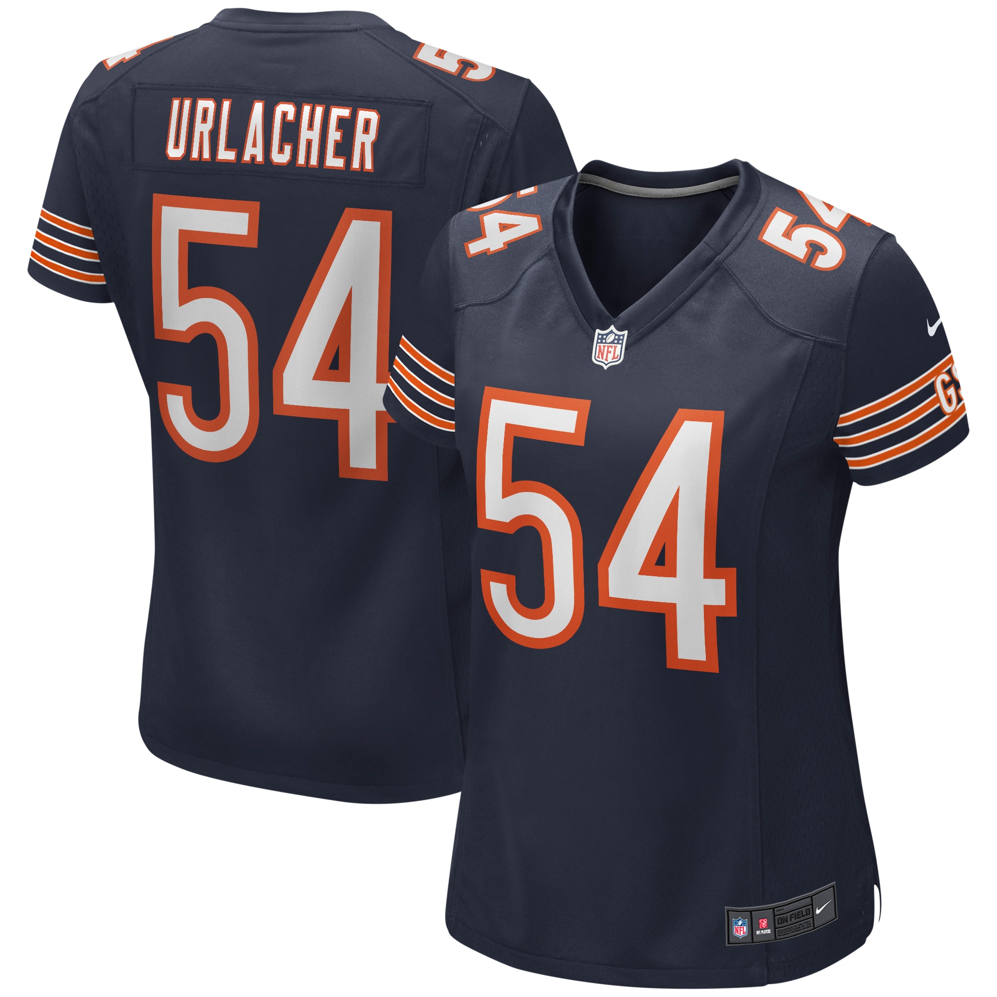 Brian Urlacher Chicago Bears Women's Game Retired Player Jersey - Navy