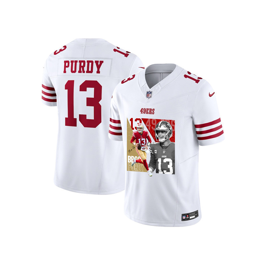 Brock Purdy 13 San Francisco 49ers The Son of Steel Game YOUTH Jersey - White