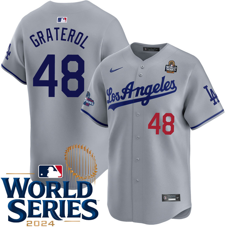 Brusdar Graterol Los Angeles Dodgers Road Limited World Series Jersey