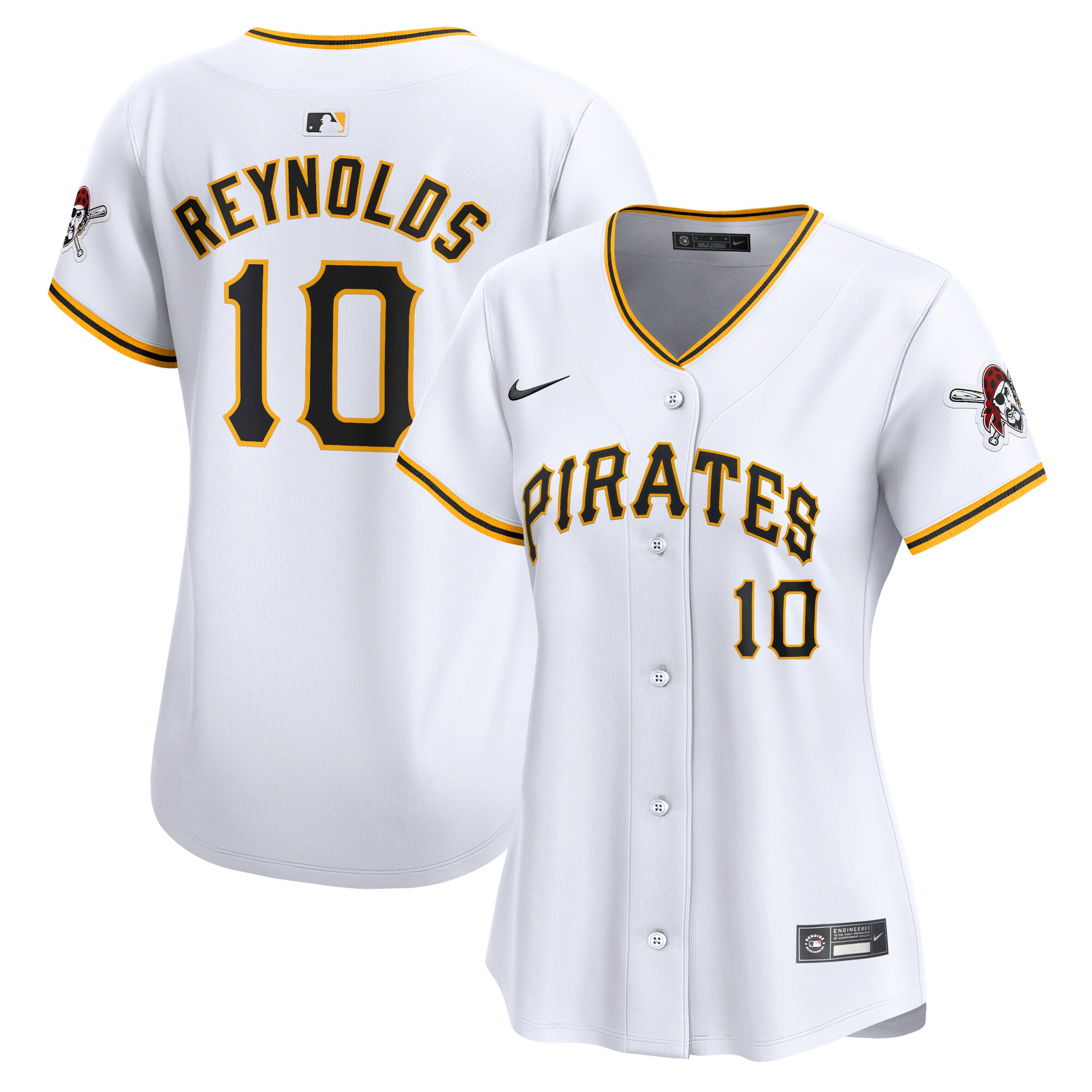 Bryan Reynolds Pittsburgh Pirates Women's Home Limited Player Jersey - White