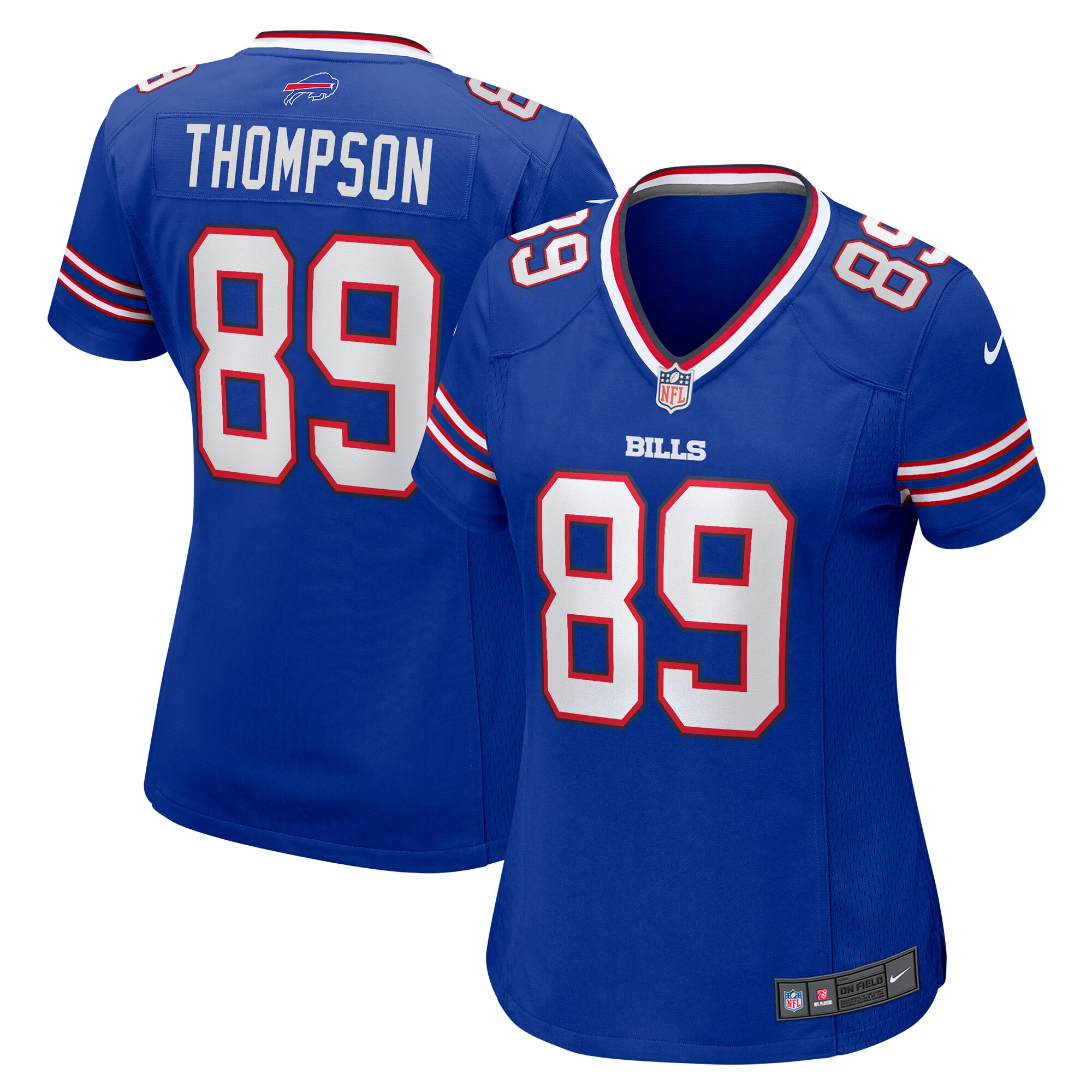 Bryan Thompson Buffalo Bills Women's Team Game Jersey - Royal