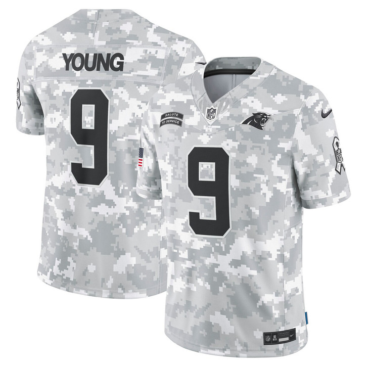Bryce Young Carolina Panthers 2024 Salute to Service Limited Jersey - Arctic Camo