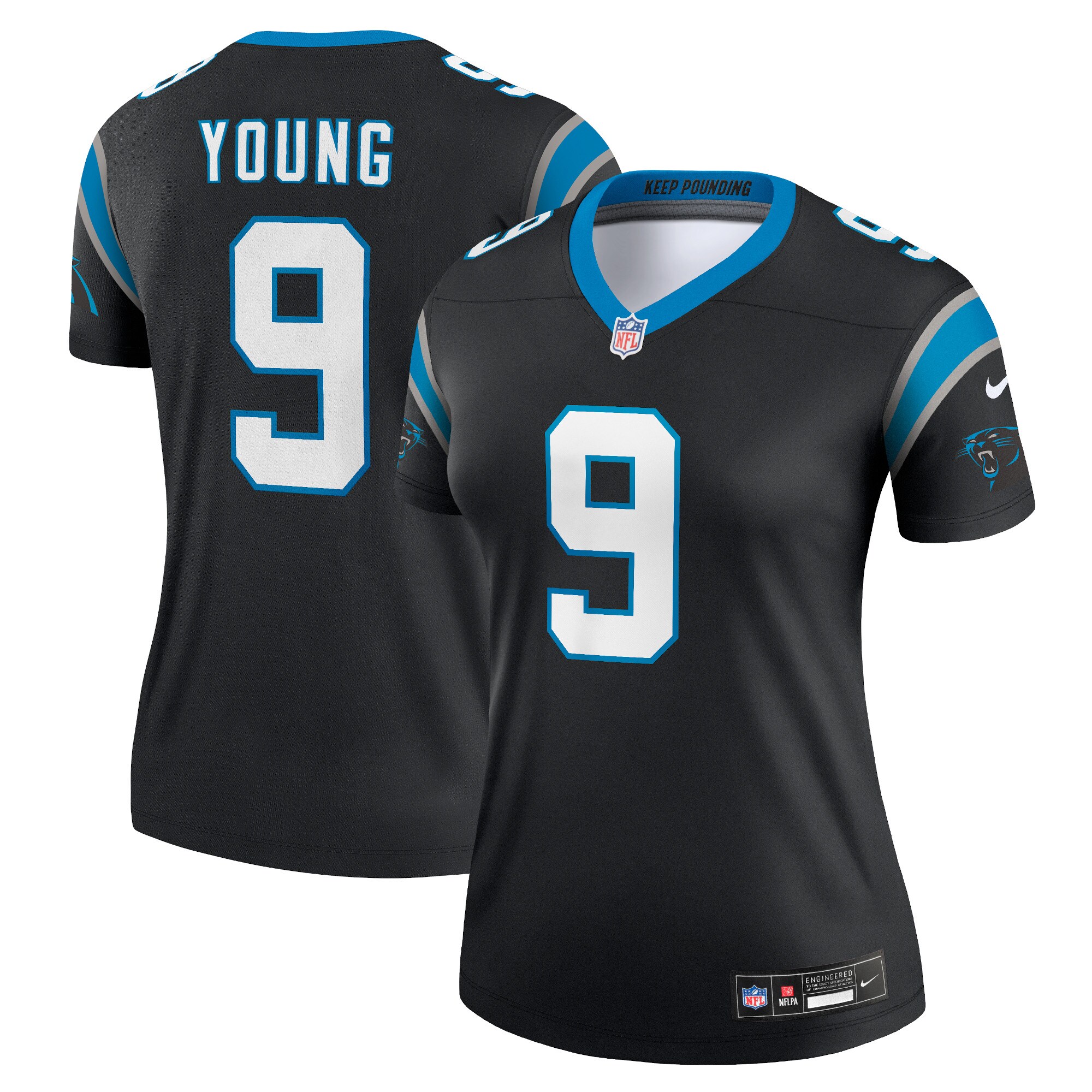 Bryce Young Carolina Panthers Women's Legend Jersey - Black