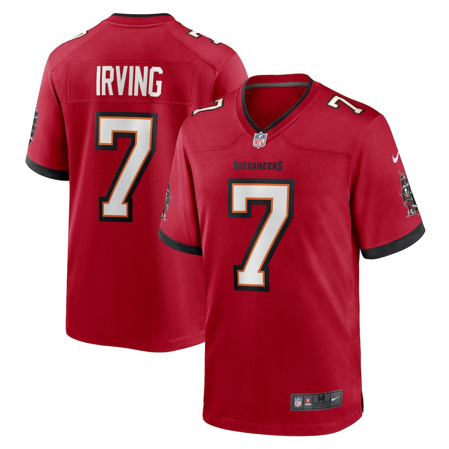 Bucky Irving 7 Tampa Bay Buccaneers Game Men Jersey - Red