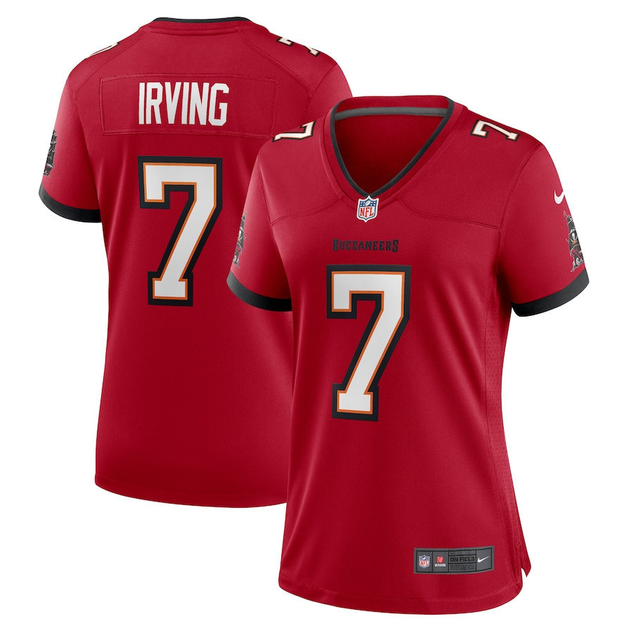 Bucky Irving 7 Tampa Bay Buccaneers Game Women Jersey - Red