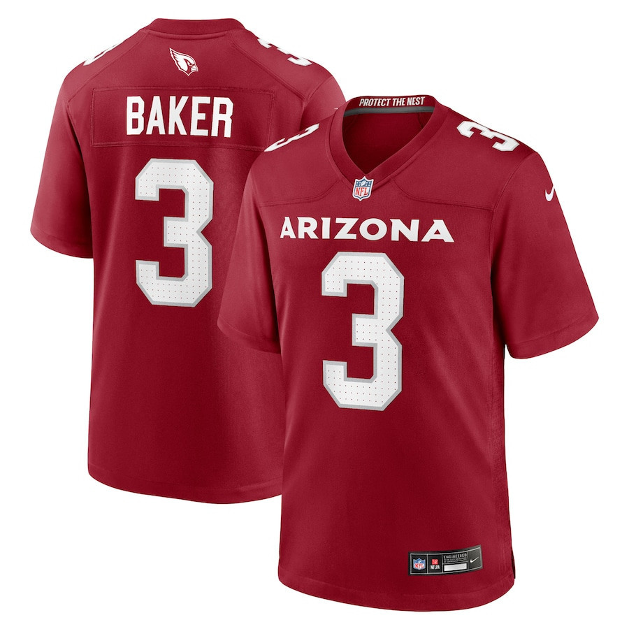 Budda Baker 3 Arizona Cardinals Men GameJersey - Cardinal