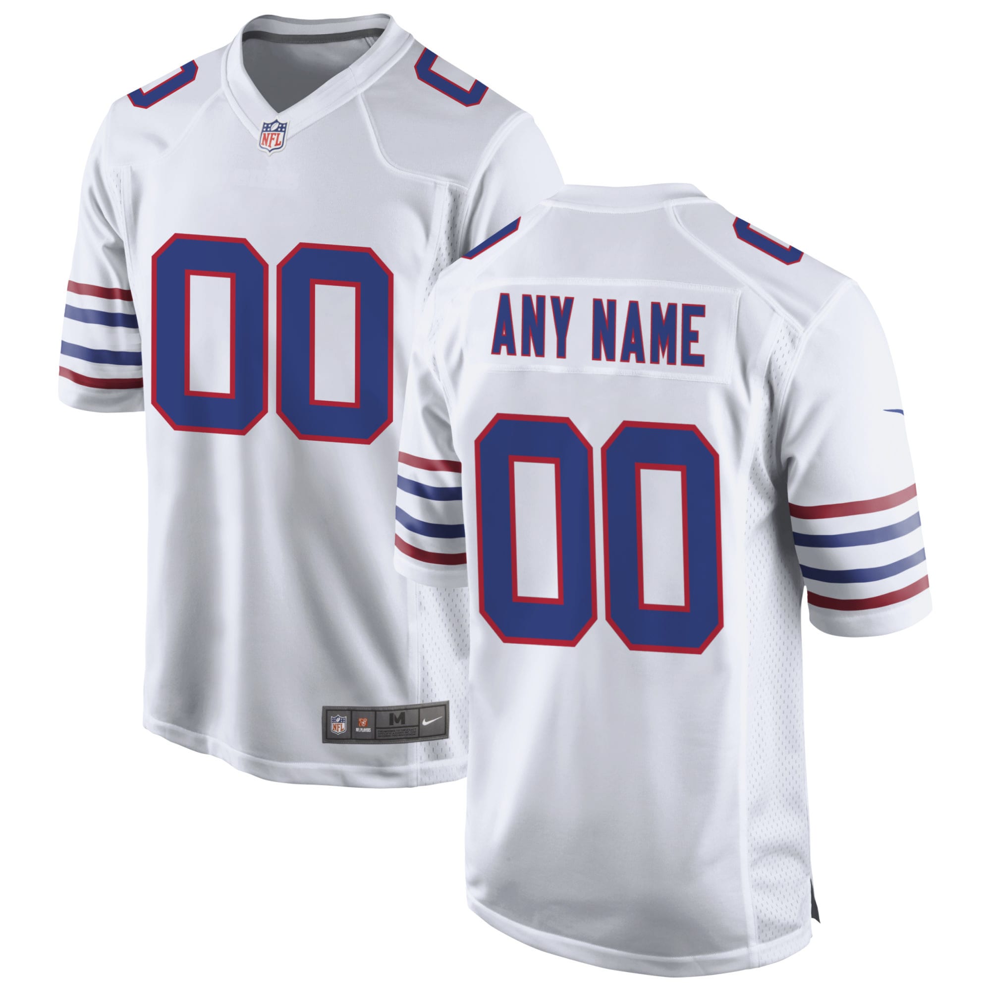 Buffalo Bills Alternate Custom Game Jersey - White