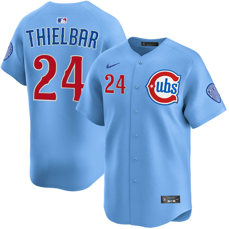 Caleb Thielbar Chicago Cubs Youth Blues Alternate Limited Jersey