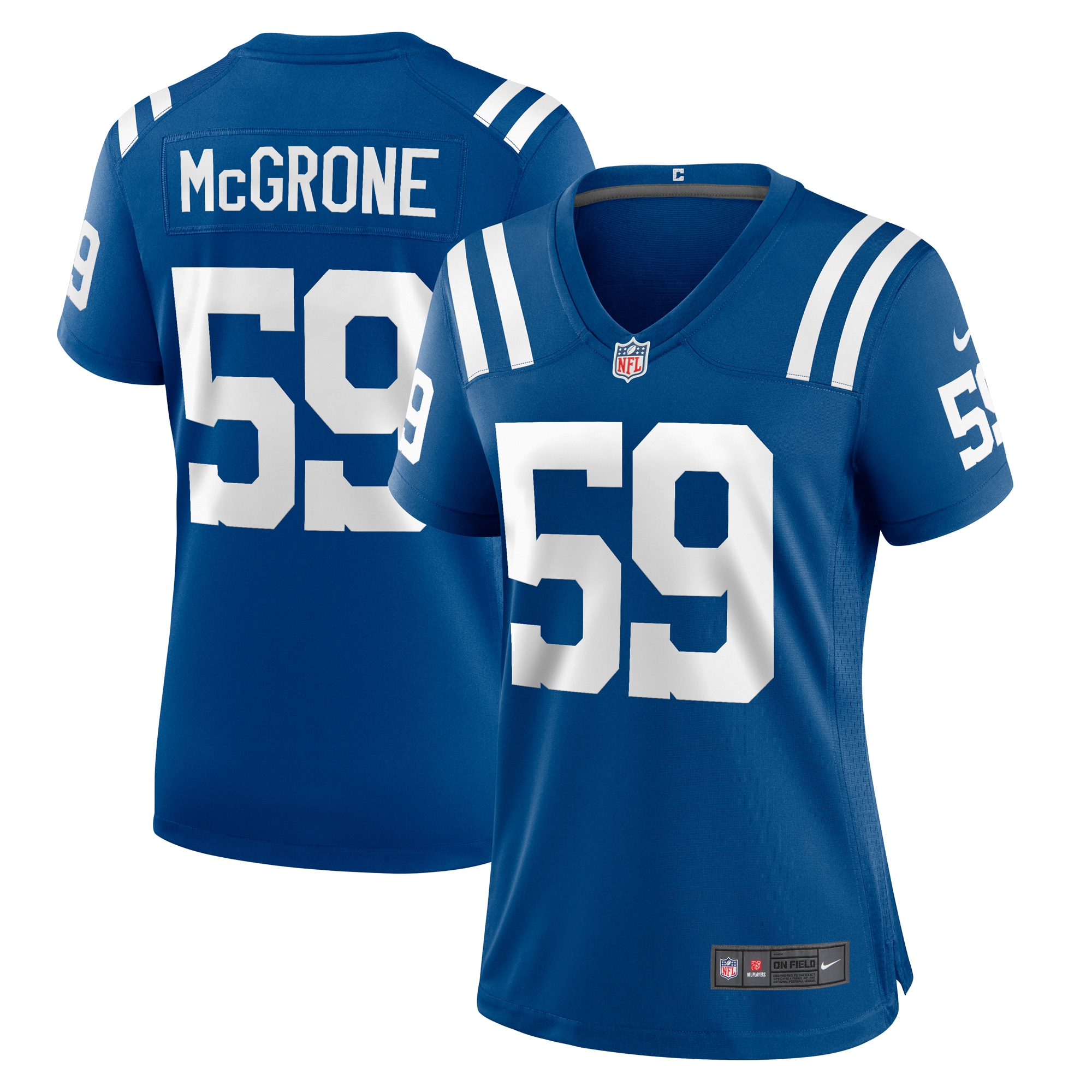 Cameron McGrone Indianapolis Colts Women's Team Game Jersey - Royal
