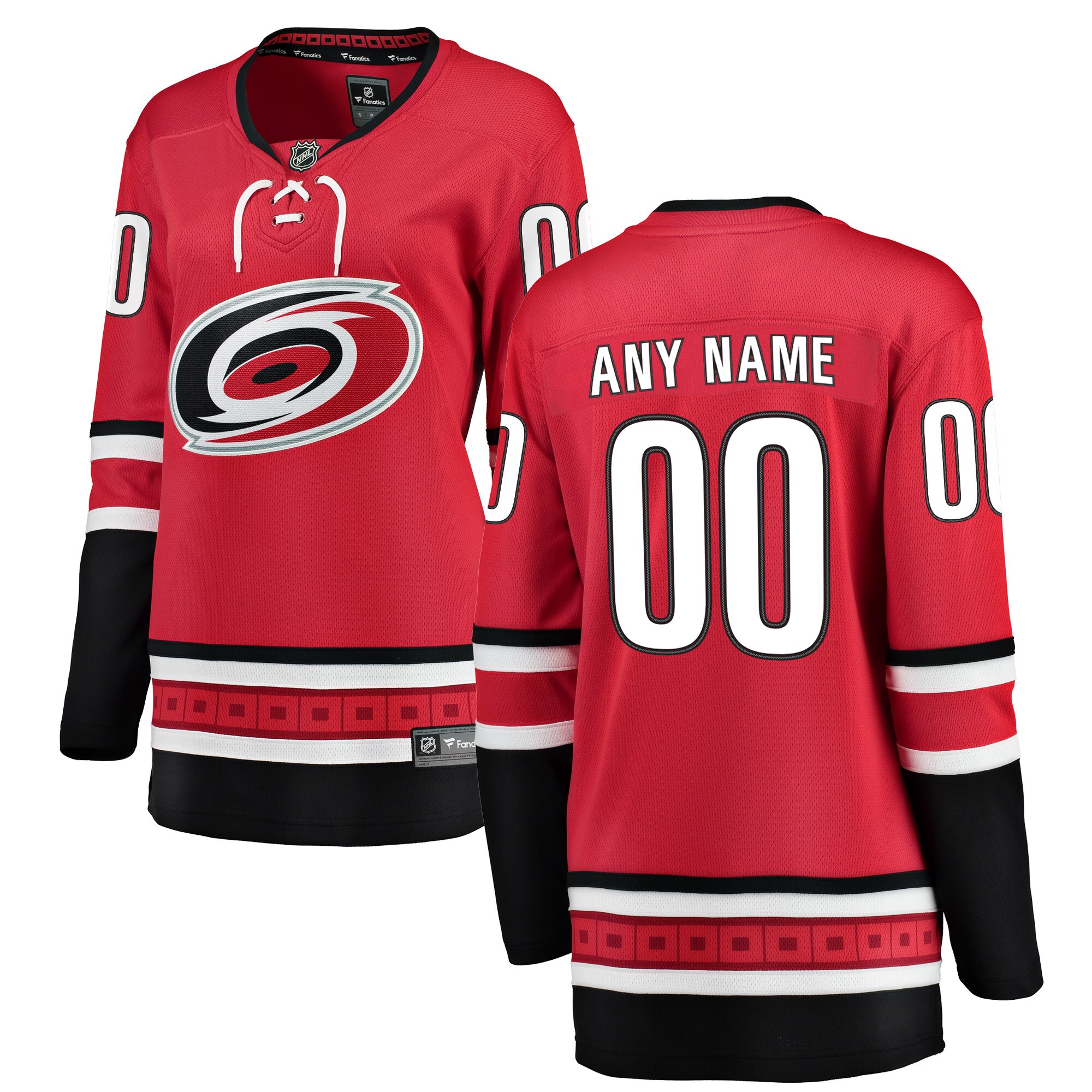 Carolina Hurricanes Fanatics Women's Alternate Breakaway Custom Jersey - Red