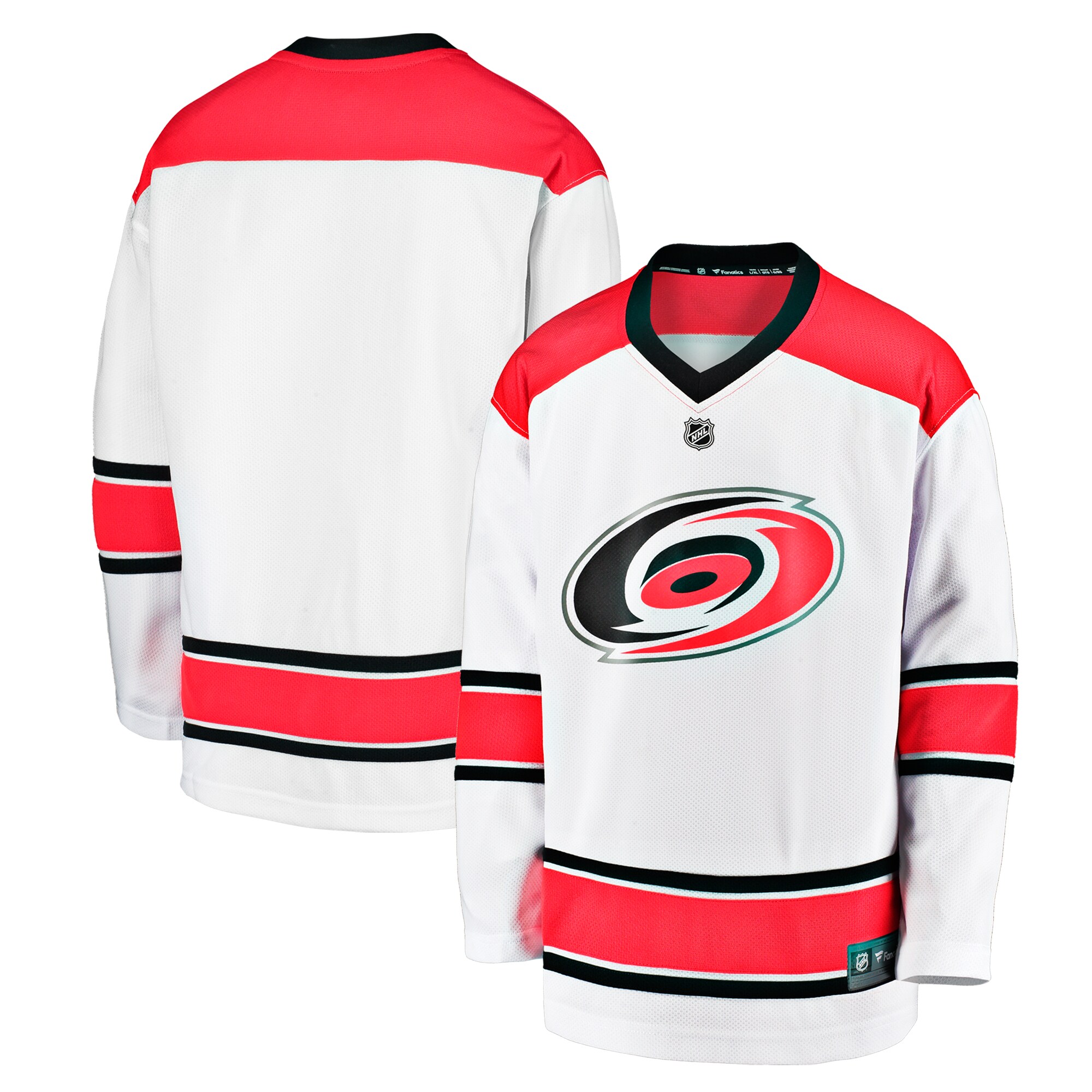 Carolina Hurricanes Fanatics Youth Replica Away Jersey - White