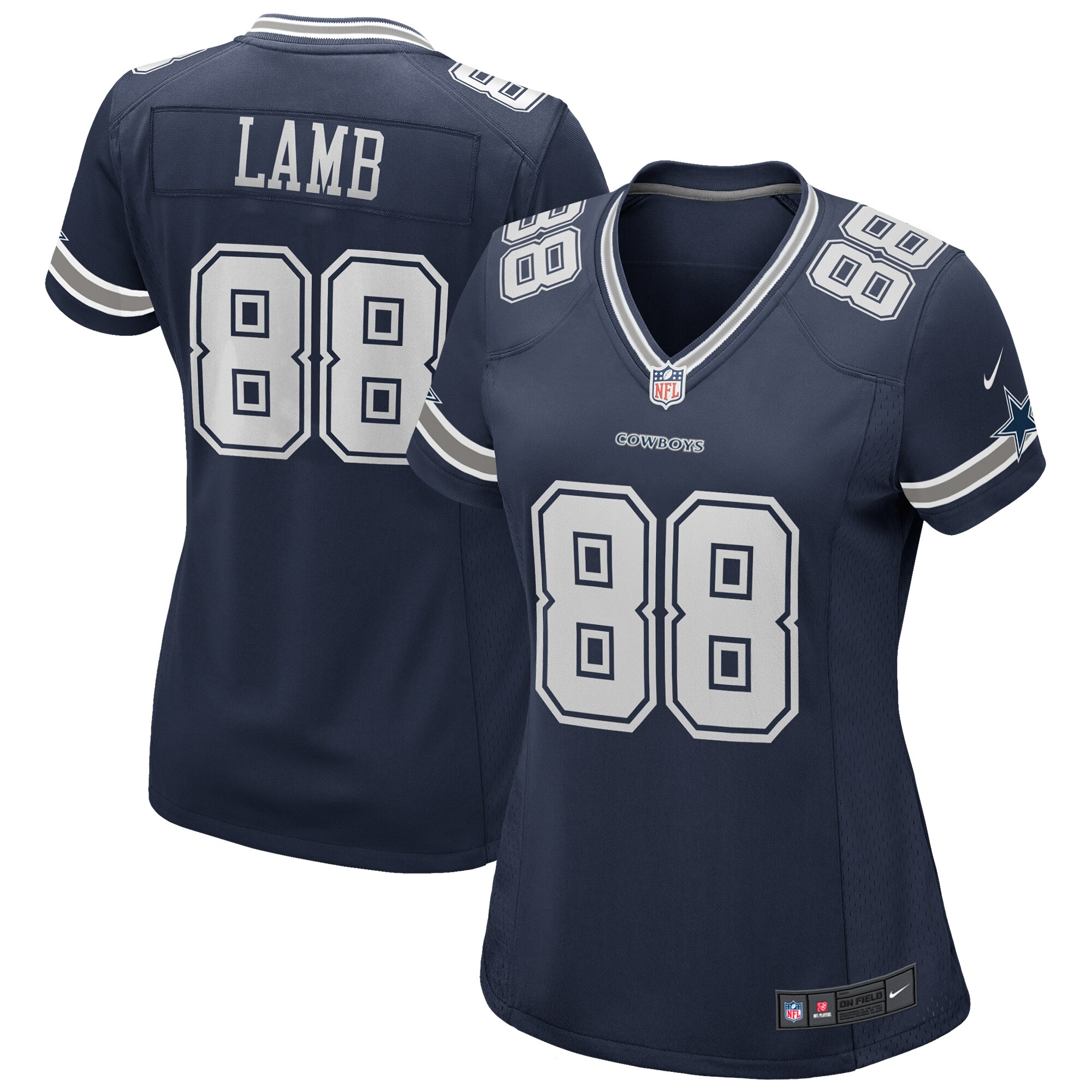 CeeDee Lamb Dallas Cowboys Women's Game Jersey - Navy