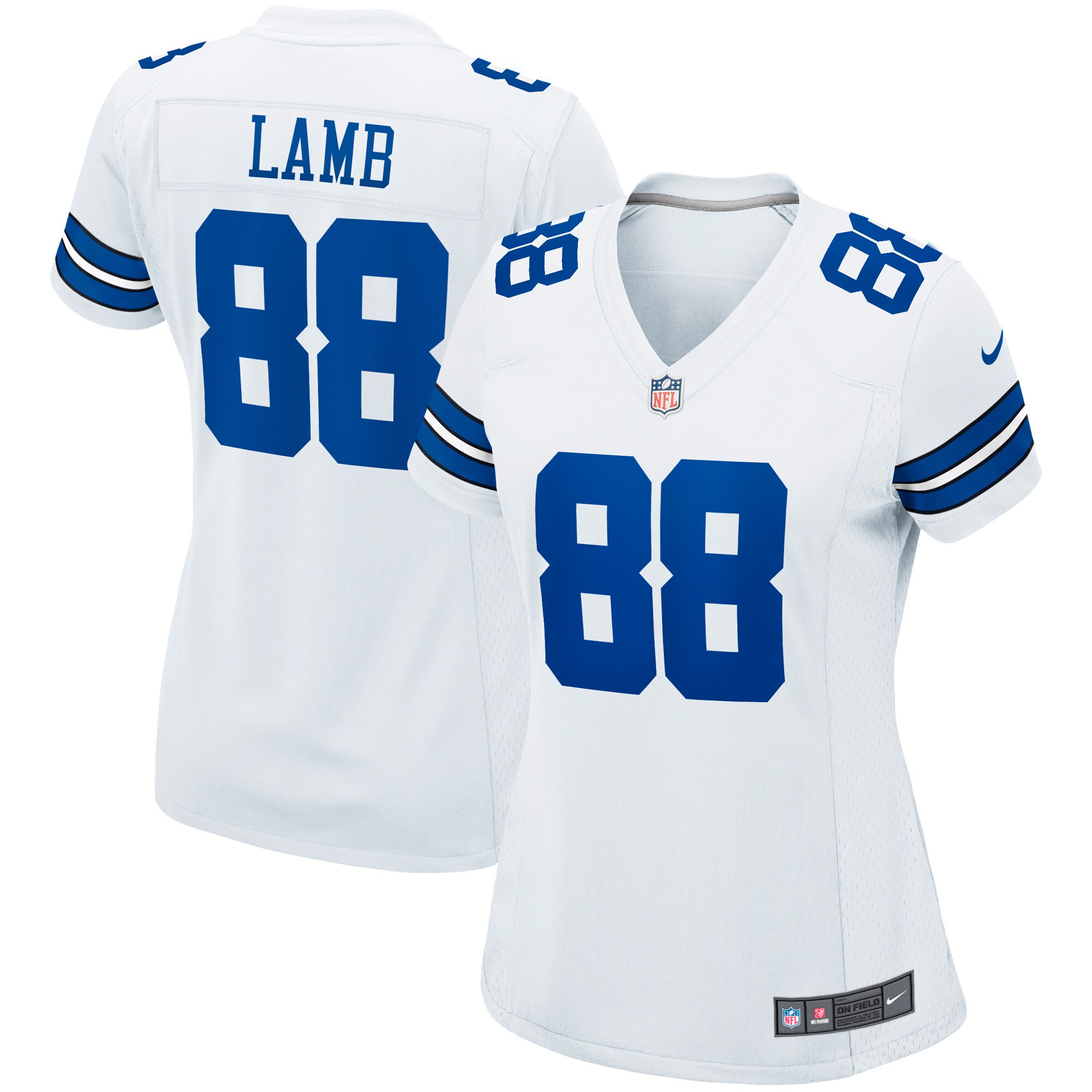 CeeDee Lamb Dallas Cowboys Women's Game Jersey - White