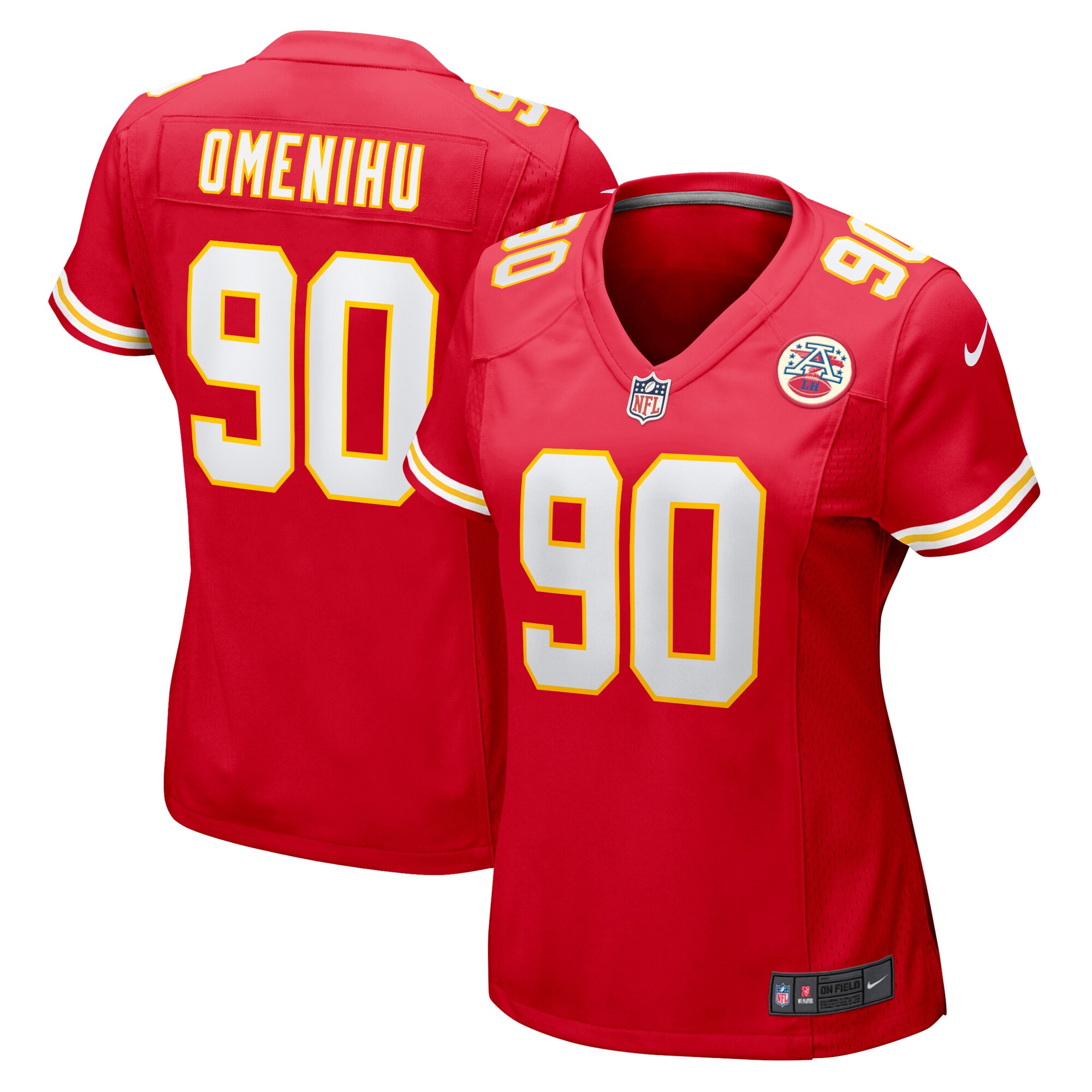 Charles Omenihu Kansas City Chiefs Women's Game Player Jersey - Red