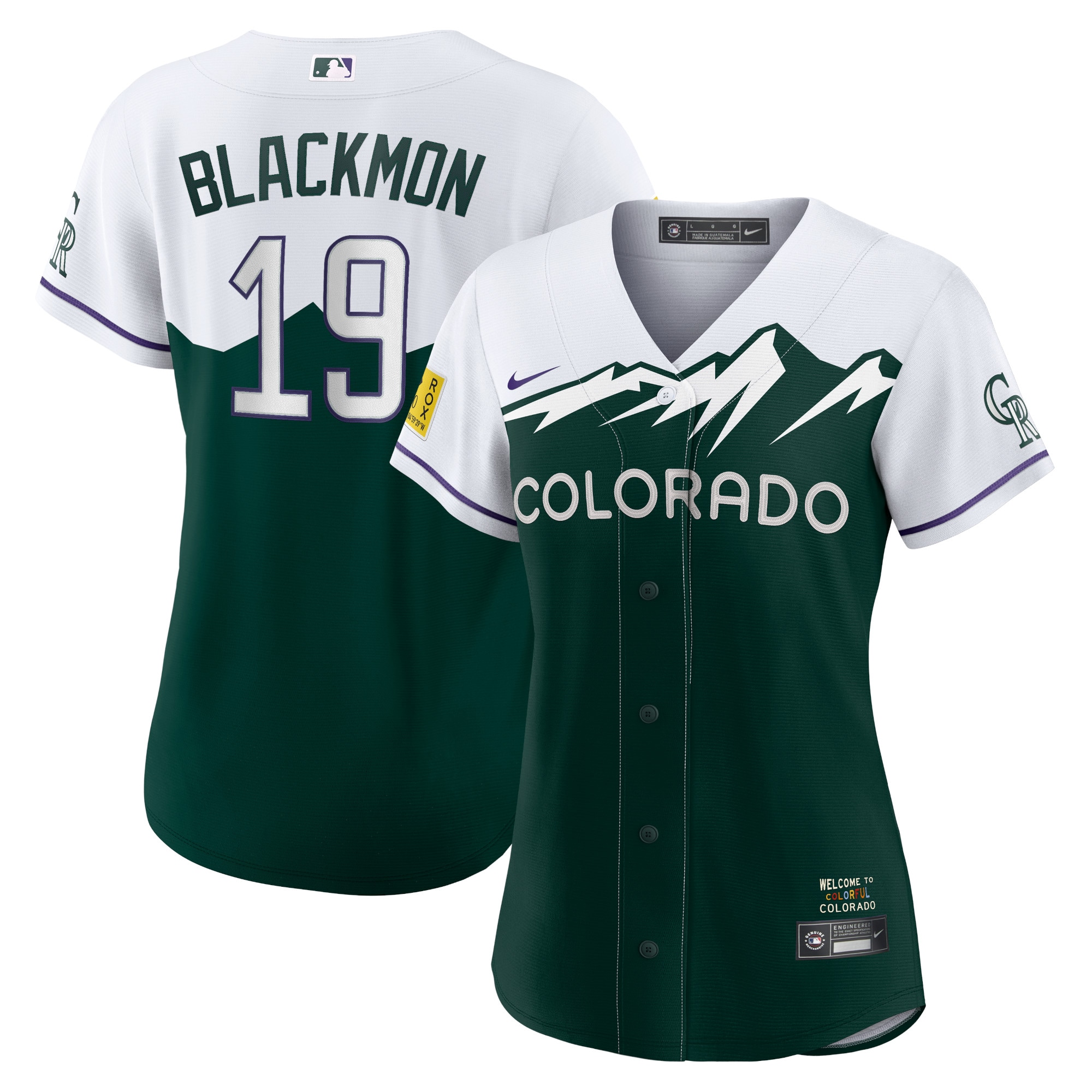 Charlie Blackmon Colorado Rockies Women's City Connect Replica Player Jersey - White