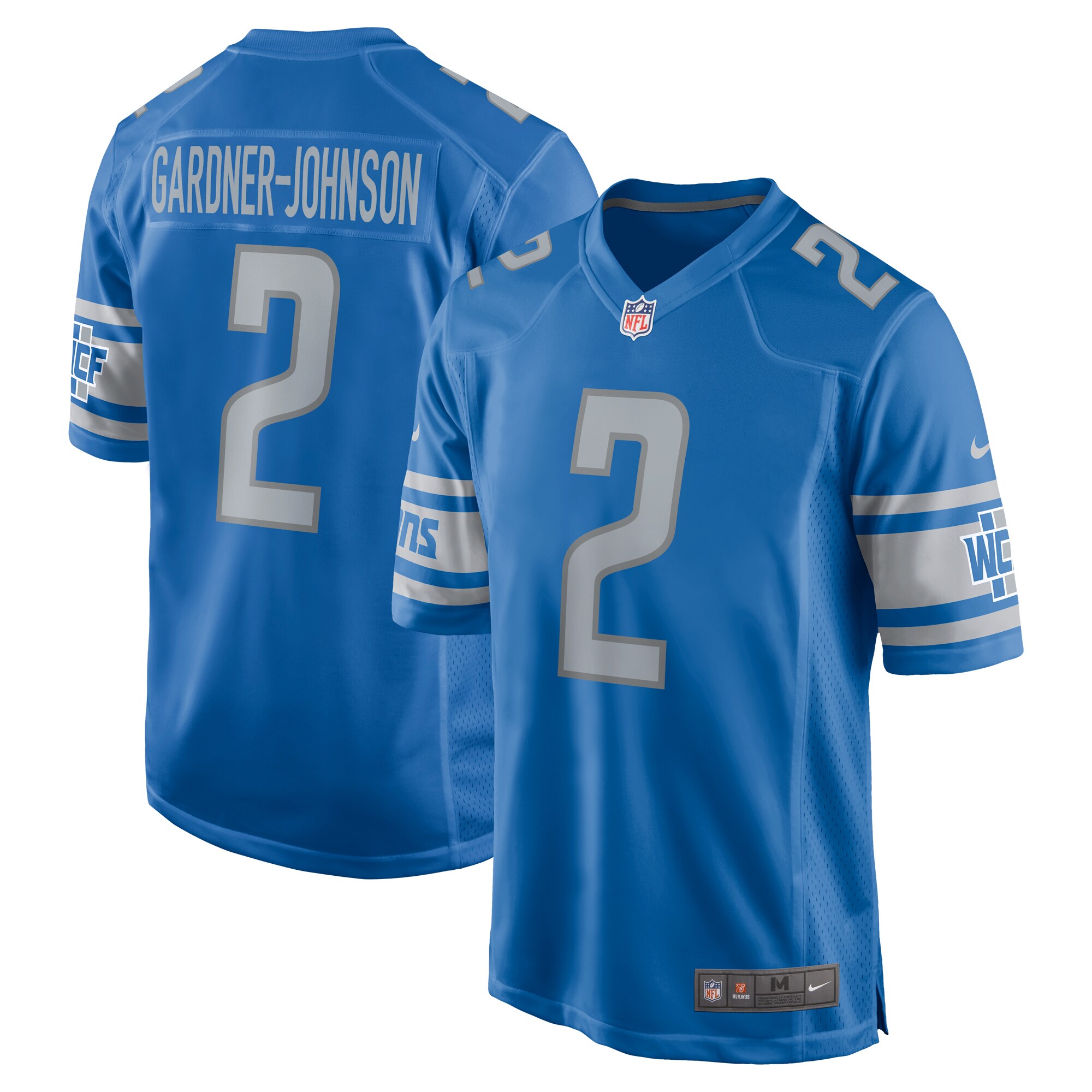 Chauncey Gardner-Johnson Detroit Lions Game Player Jersey - Blue