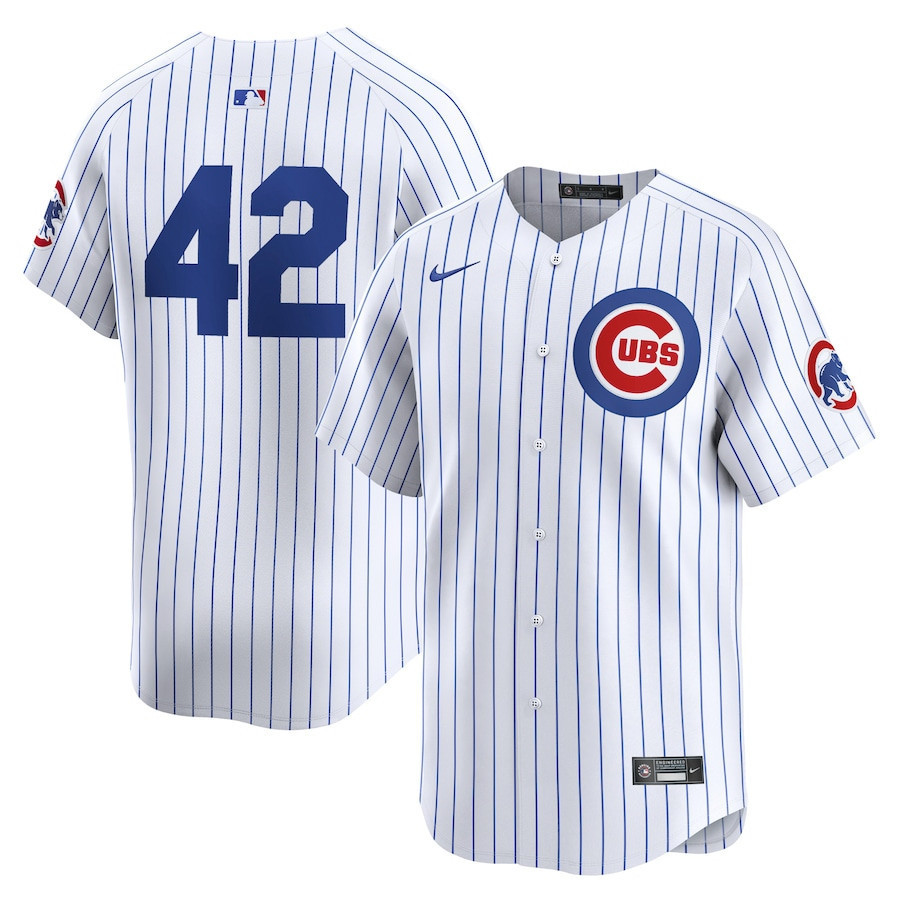 Chicago Cubs 2024 Jackie Robinson Day Home Men Limited Jersey - White