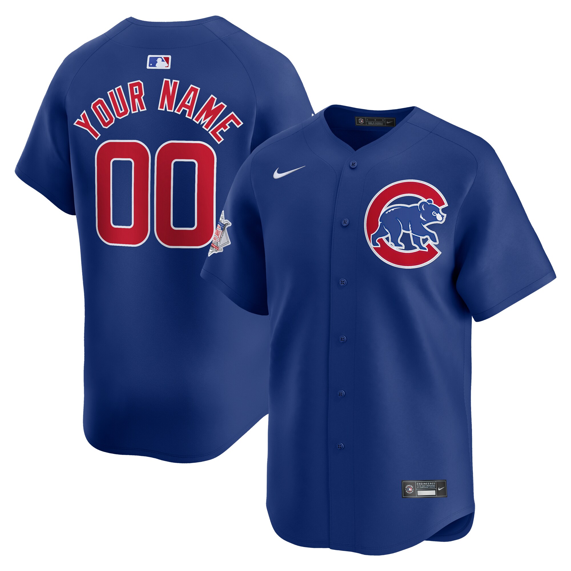Chicago Cubs Alternate Limited Custom Jersey\u00c2\u00a0\u00e2\u20ac\u201c Royal