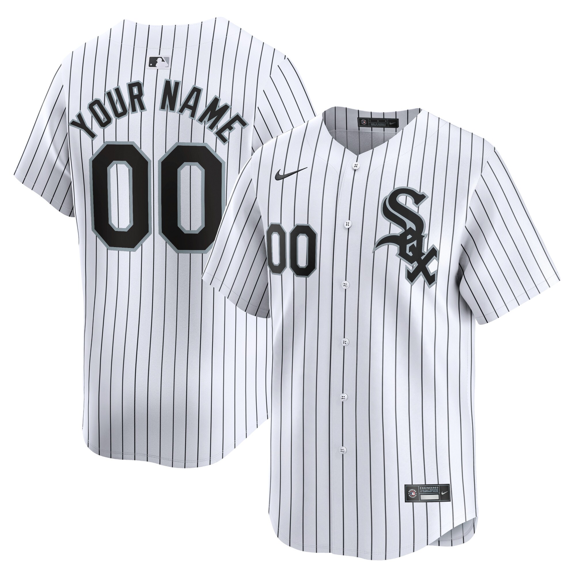 Chicago White Sox Home Limited Custom Jersey - White