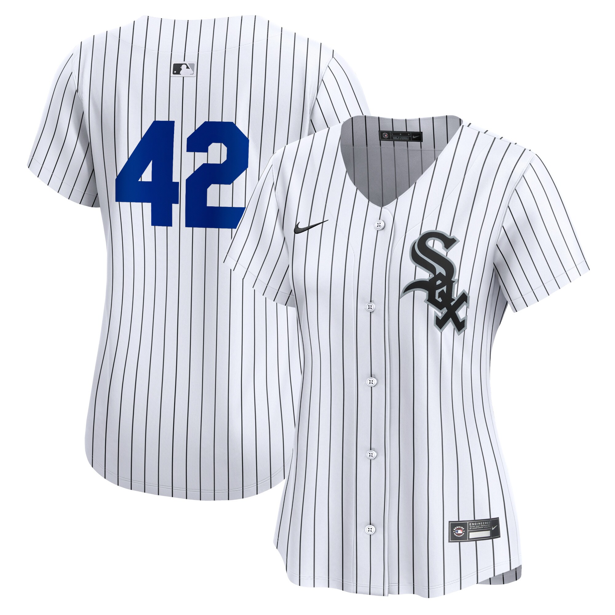 Chicago White Sox Women's 2024 Jackie Robinson Day Home Limited Jersey\u00c2\u00a0\u00e2\u20ac\u201c White