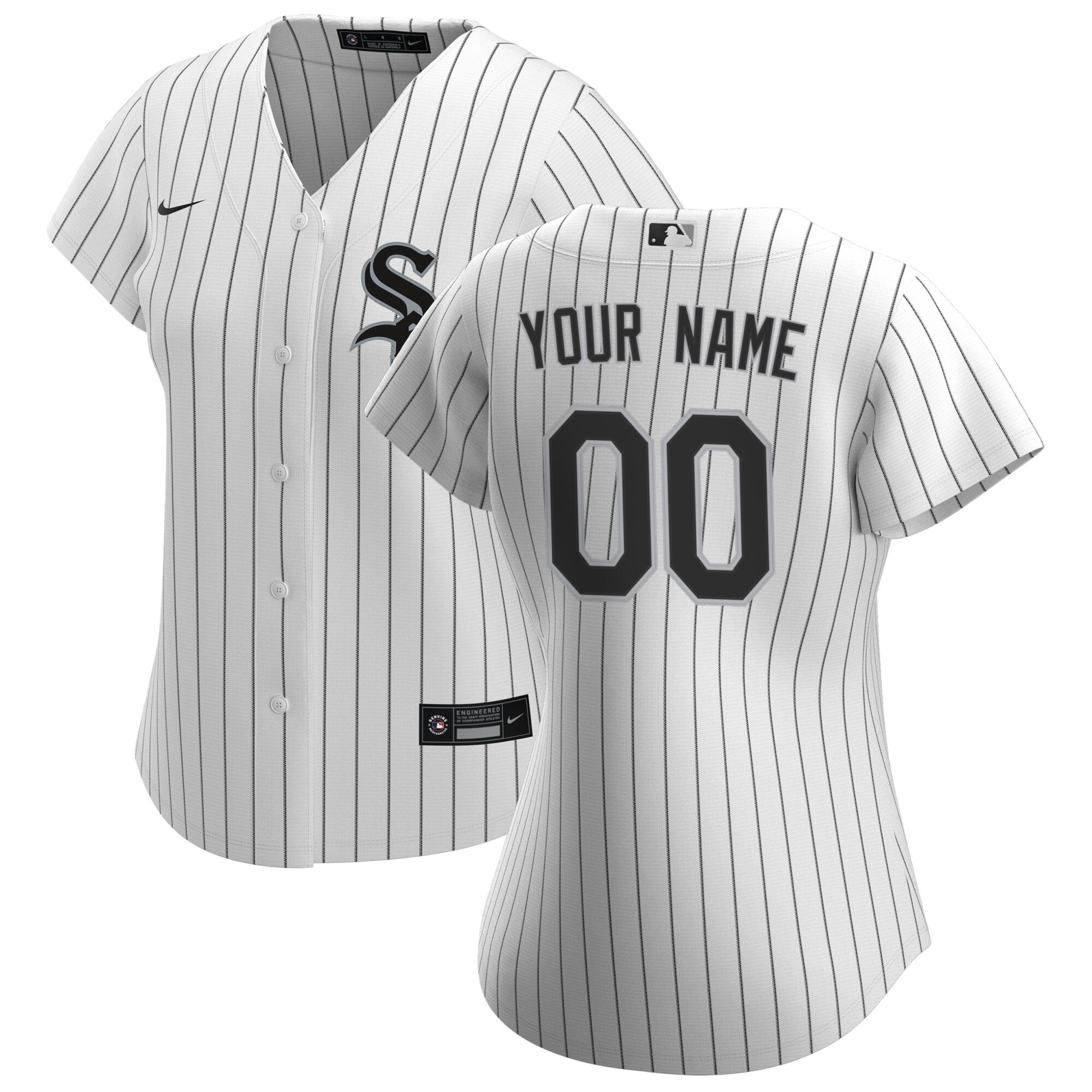 Chicago White Sox Women's Home Replica Custom Jersey - White