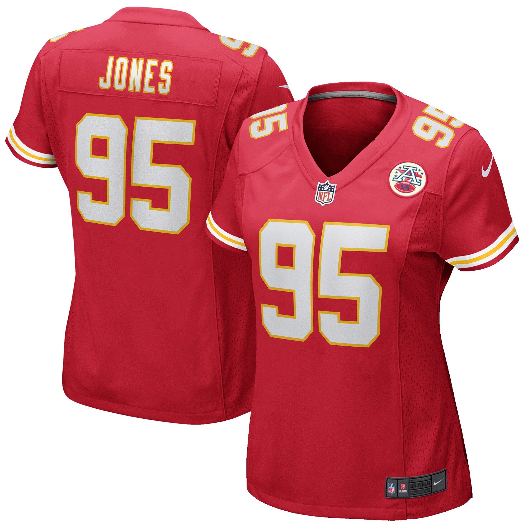 Chris Jones Kansas City Chiefs Women's Game Jersey - Red