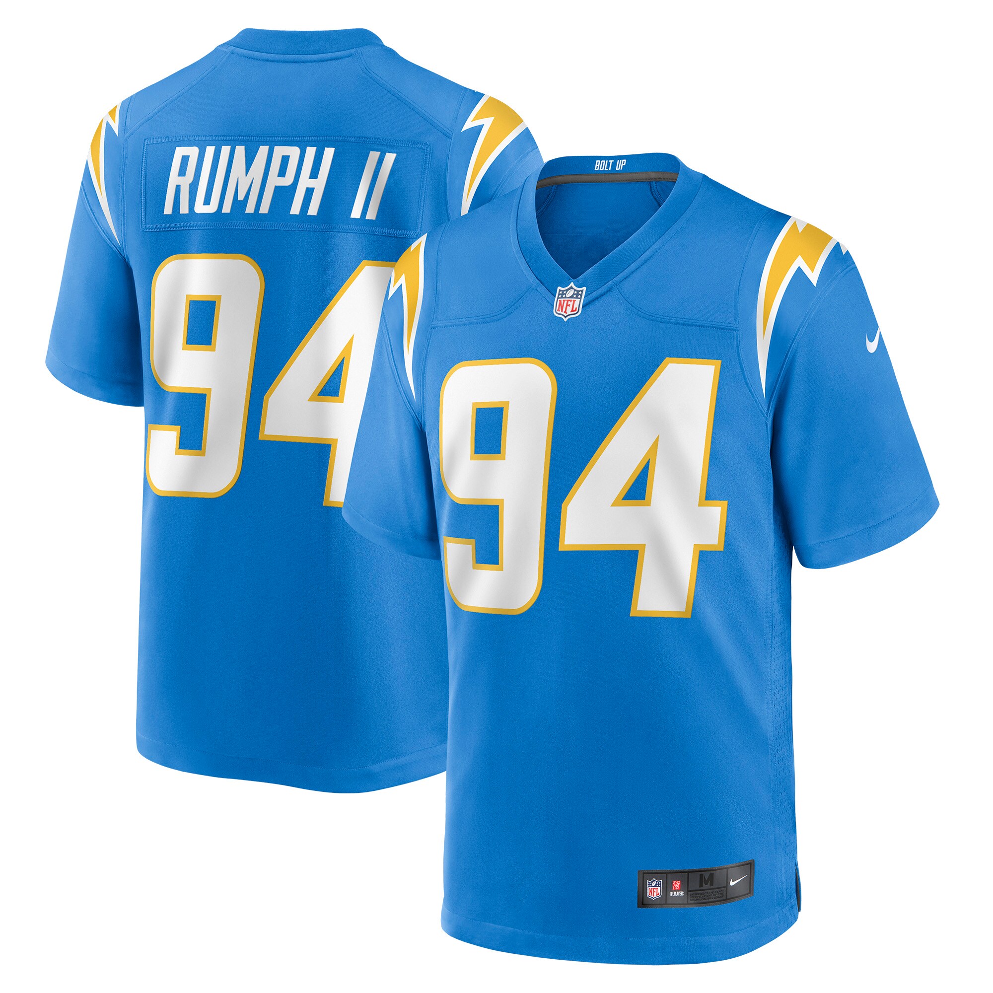 Chris Rumph II Los Angeles Chargers Game Jersey - Powder Blue