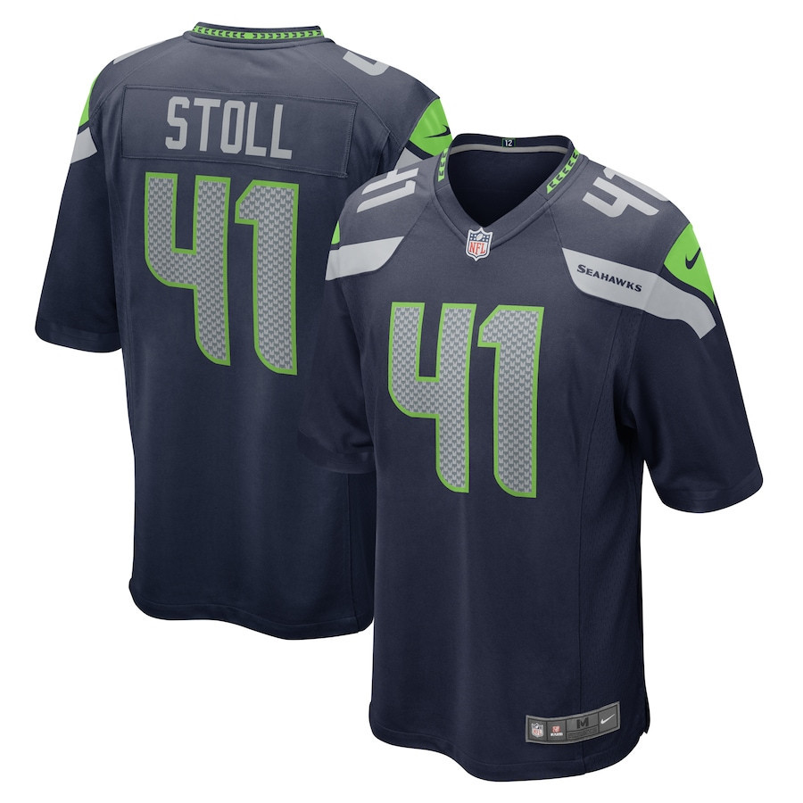 Chris Stoll 41 Seattle Seahawks Men Game Jersey - College Navy