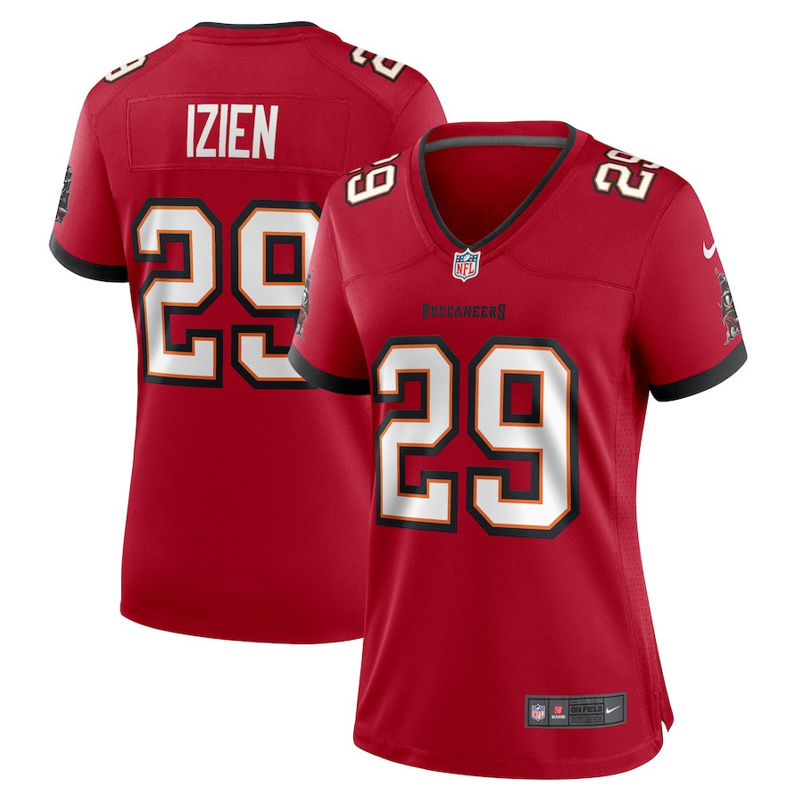 Christian Izien 29 Tampa Bay Buccaneers Women Game Jersey - Red