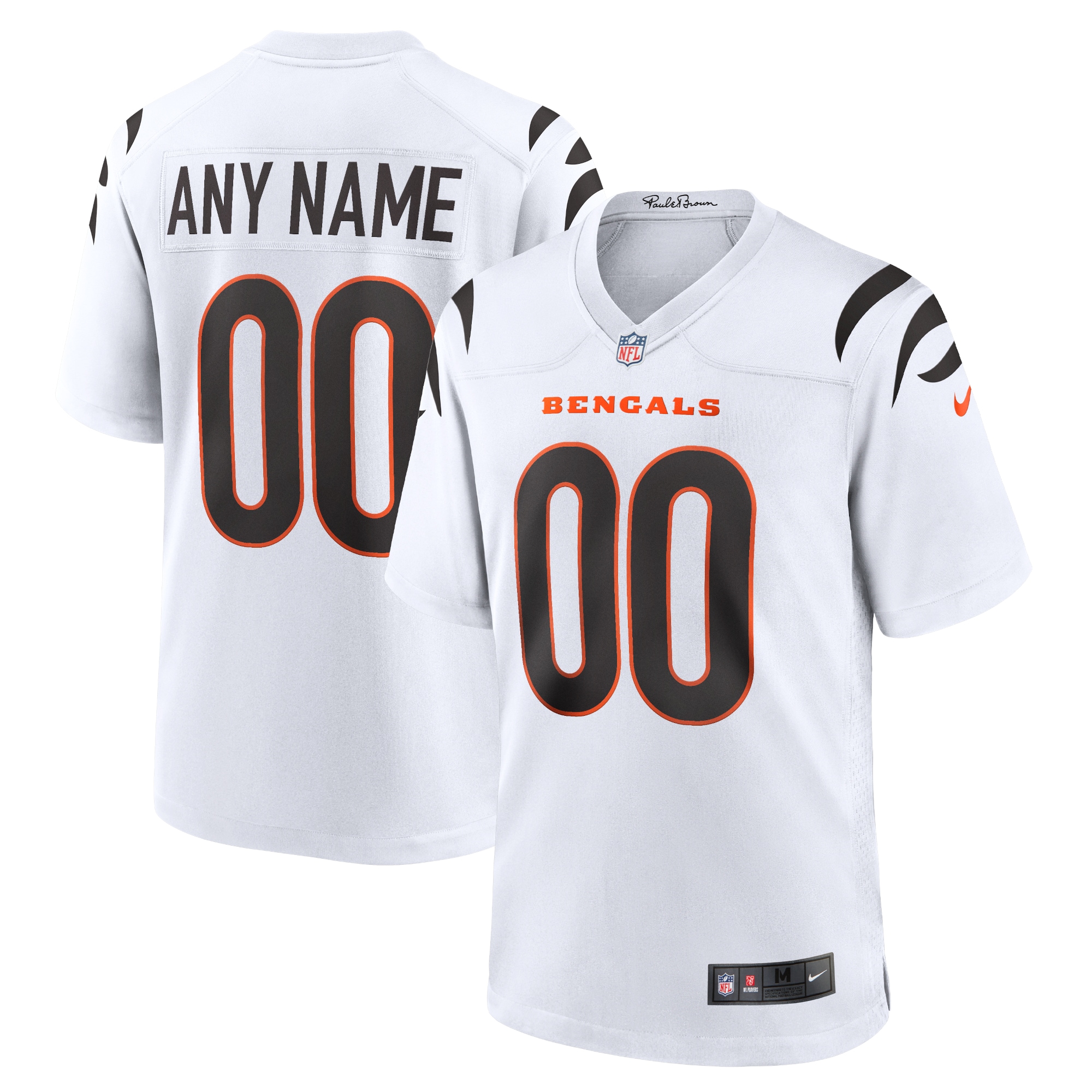 Cincinnati Bengals Game Custom Jersey - White