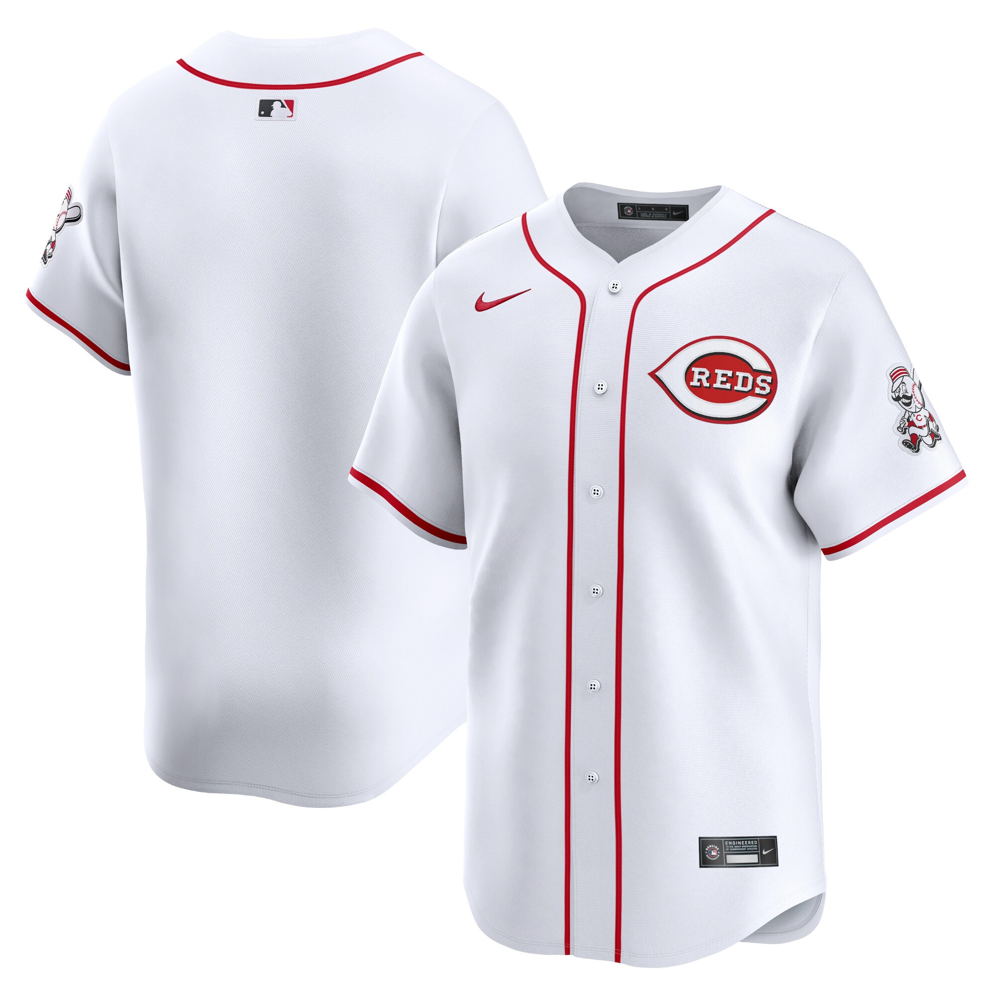 Cincinnati Reds Youth Home Limited Jersey - White