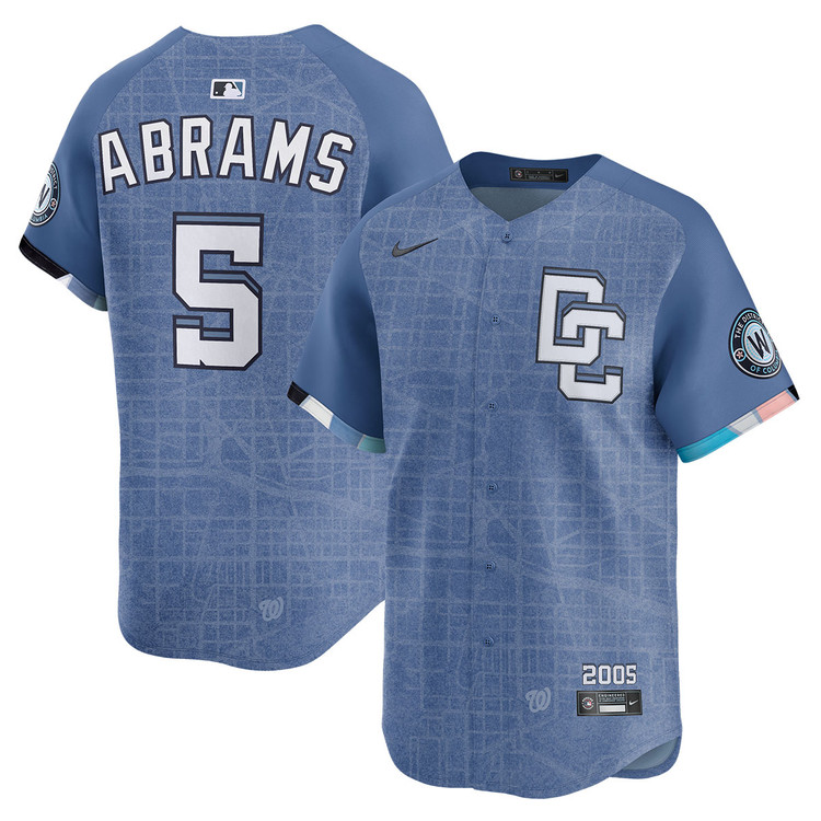 CJ Abrams Washington Nationals City Connect 2.0 Limited Jersey