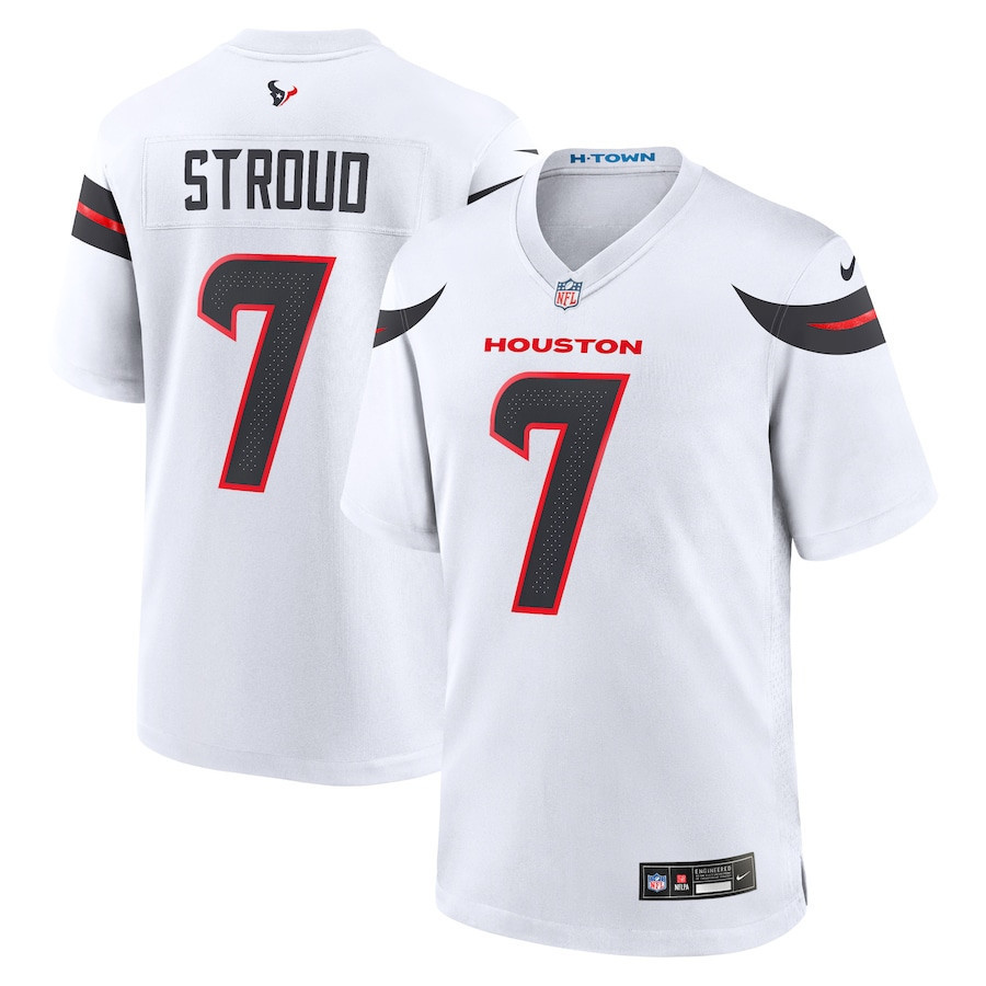 C.J. Stroud 7 Houston Texans Game Jersey - Men, White