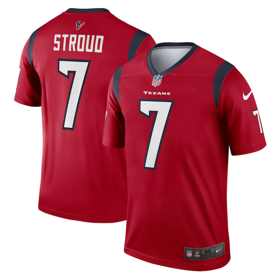 C.J. Stroud 7 Houston Texans Legend Men Jersey - Red