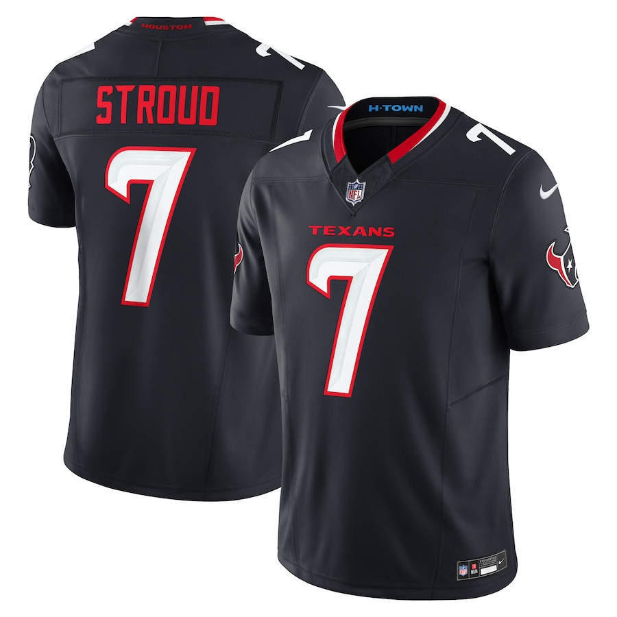 C.J. Stroud 7 Houston Texans Vapor F.U.S.E. Limited Jersey - Men, Navy