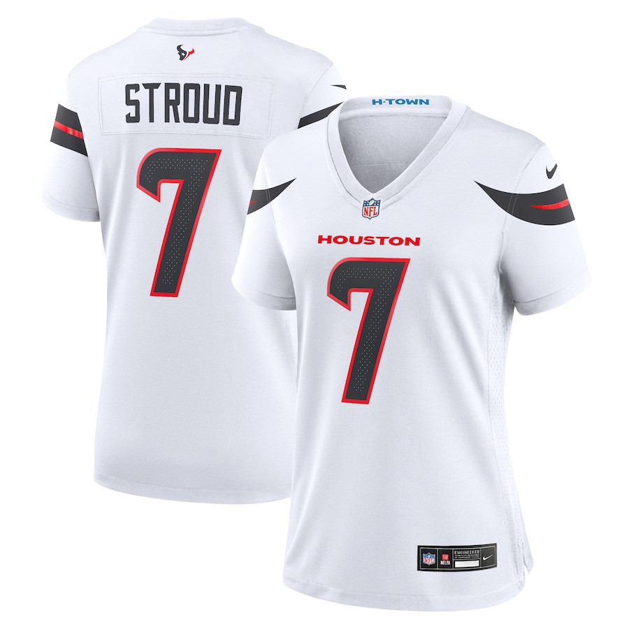 C.J. Stroud 7 Houston Texans Women Game Jersey - White