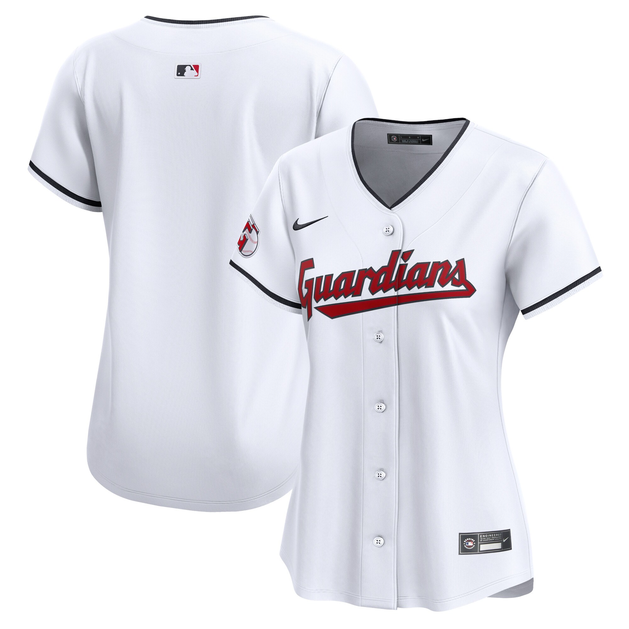 Cleveland Guardians Women's Home Limited Jersey - White