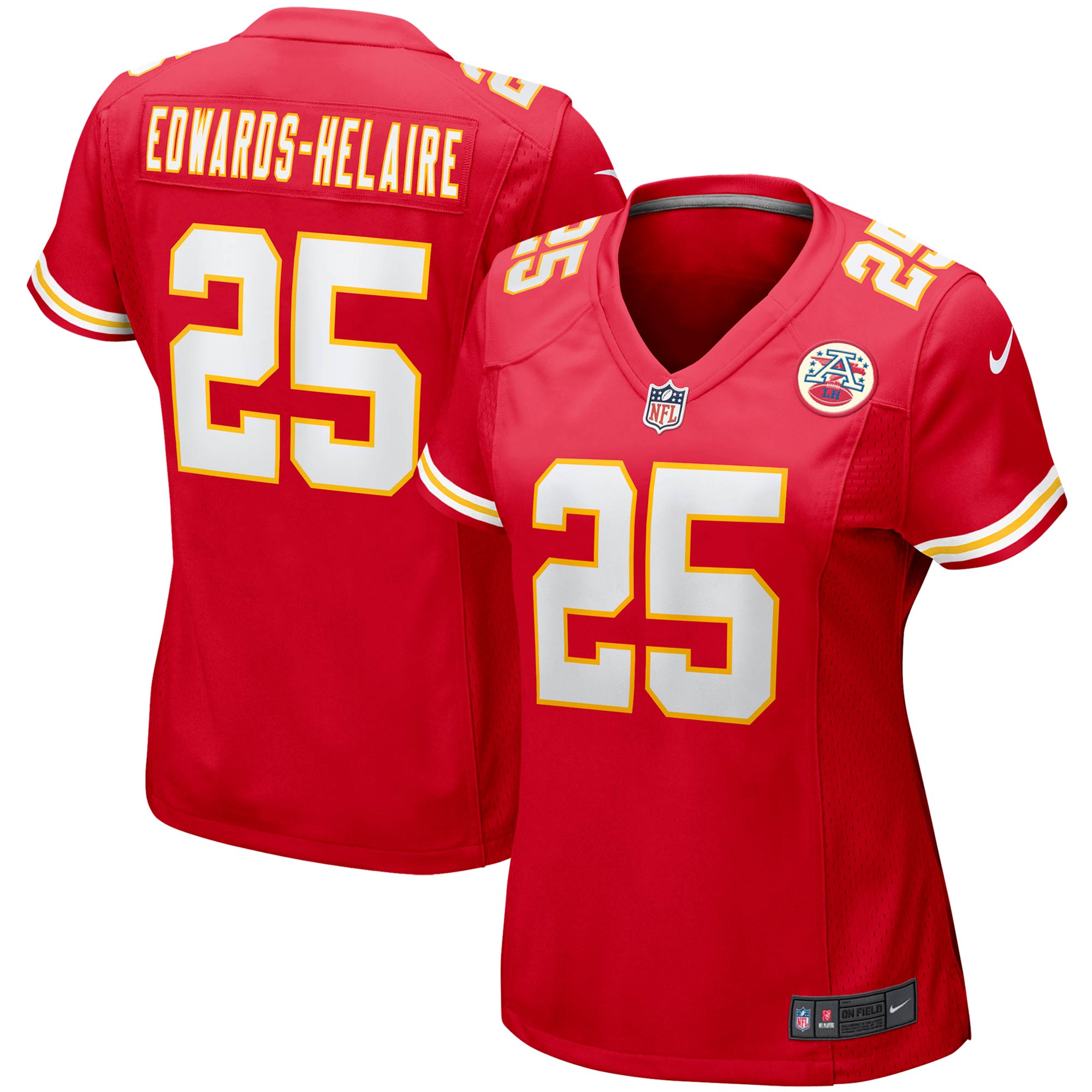 Clyde Edwards-Helaire Kansas City Chiefs Women's Player Jersey - Red