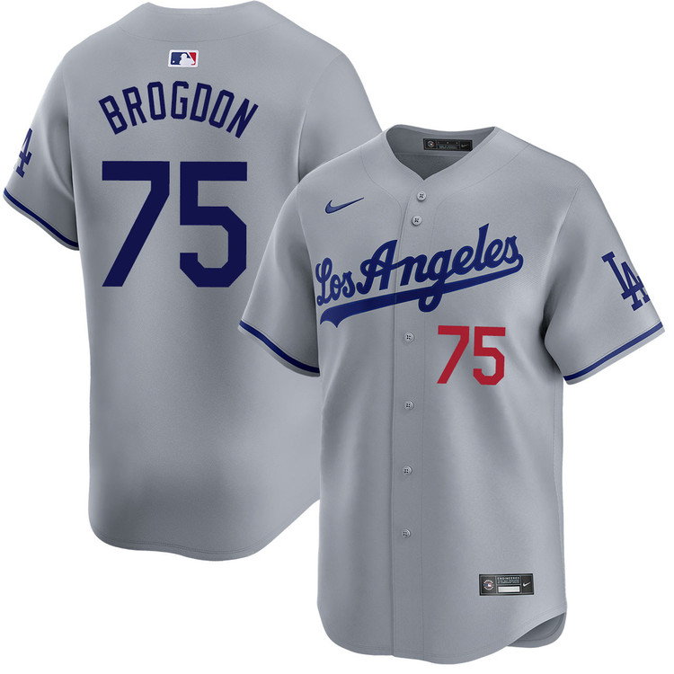 Connor Brogdon Los Angeles Dodgers Road Limited Jersey