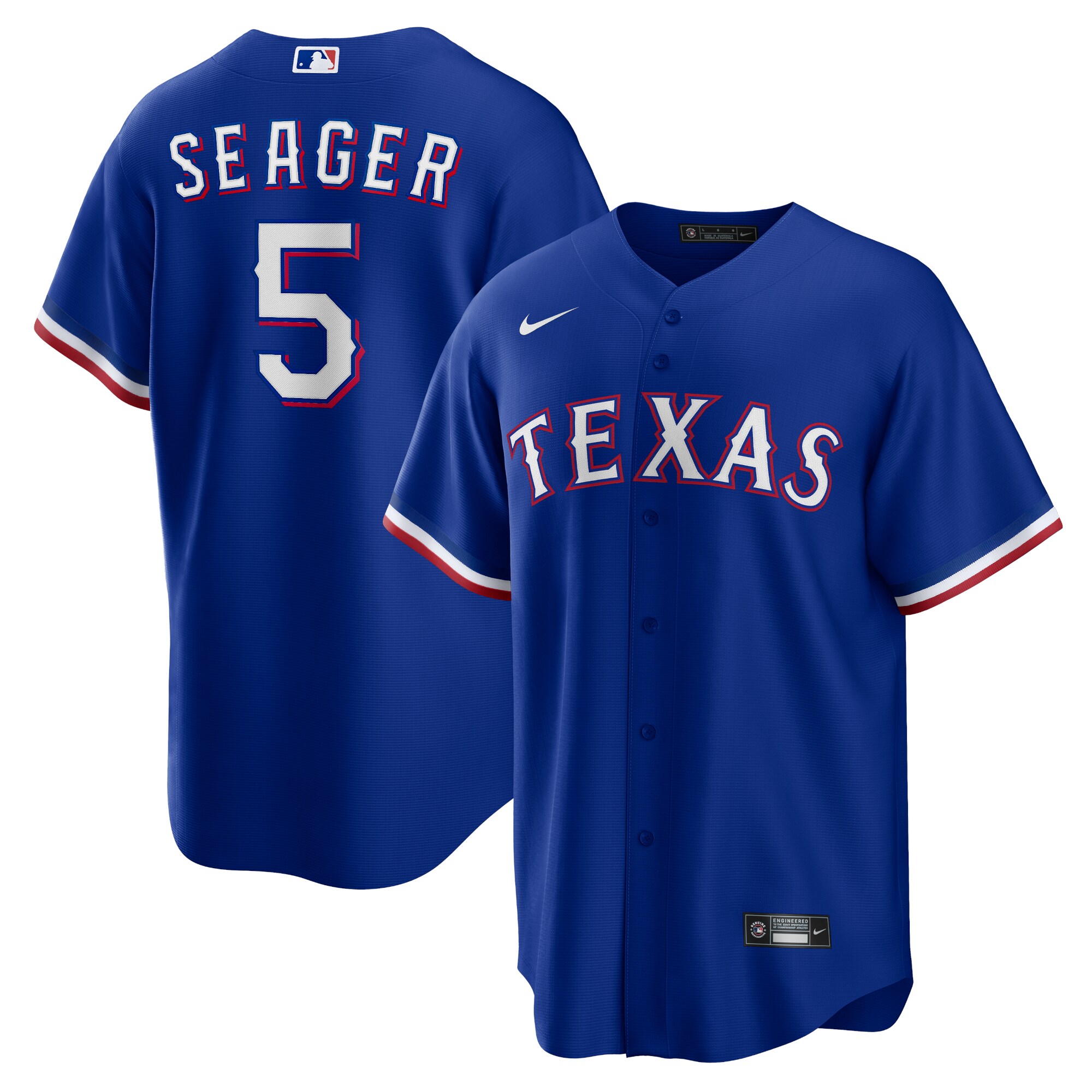 Corey Seager Texas Rangers Alternate Replica Player Jersey - Royal