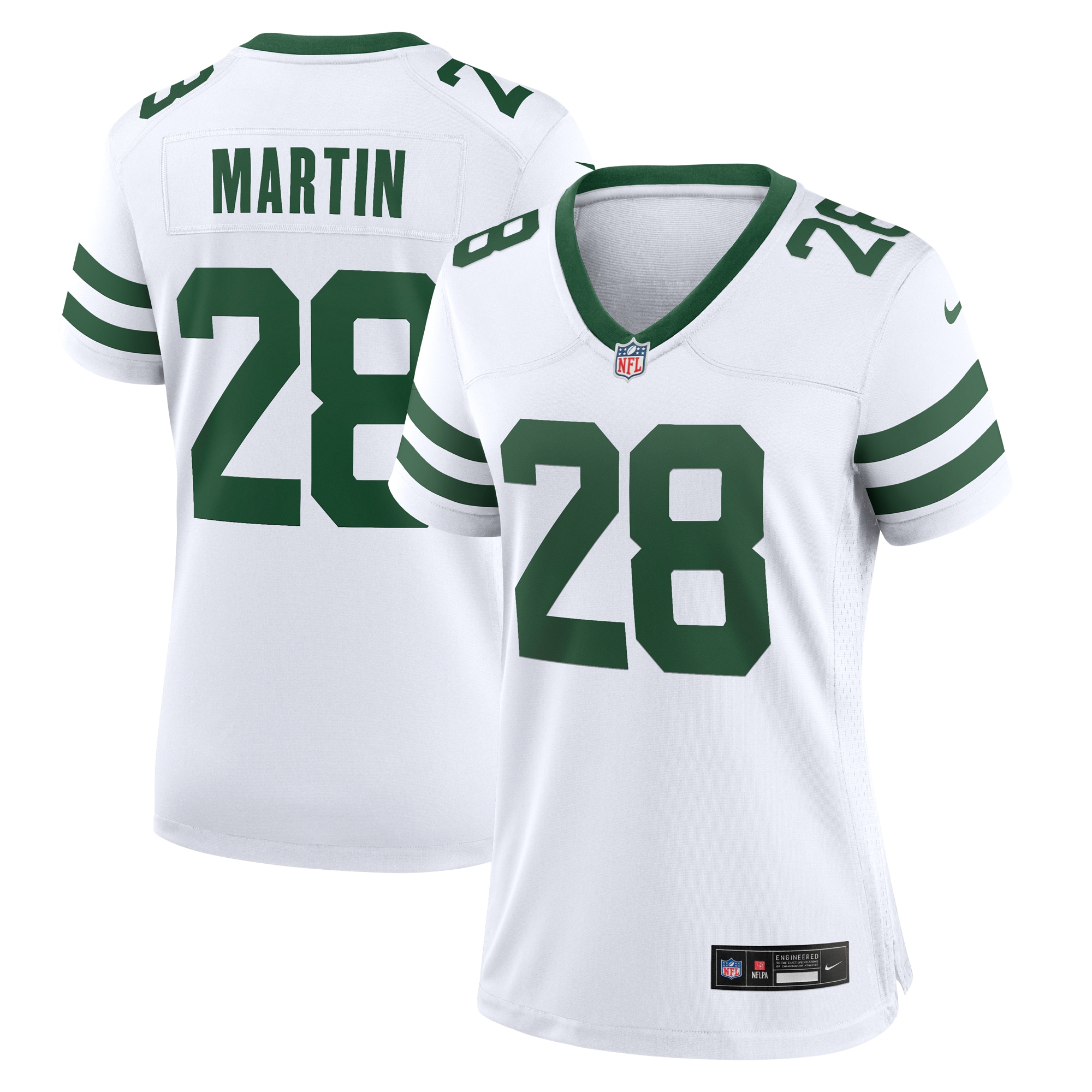 Curtis Martin New York Jets Women's Legacy Retired Player Game Jersey - White